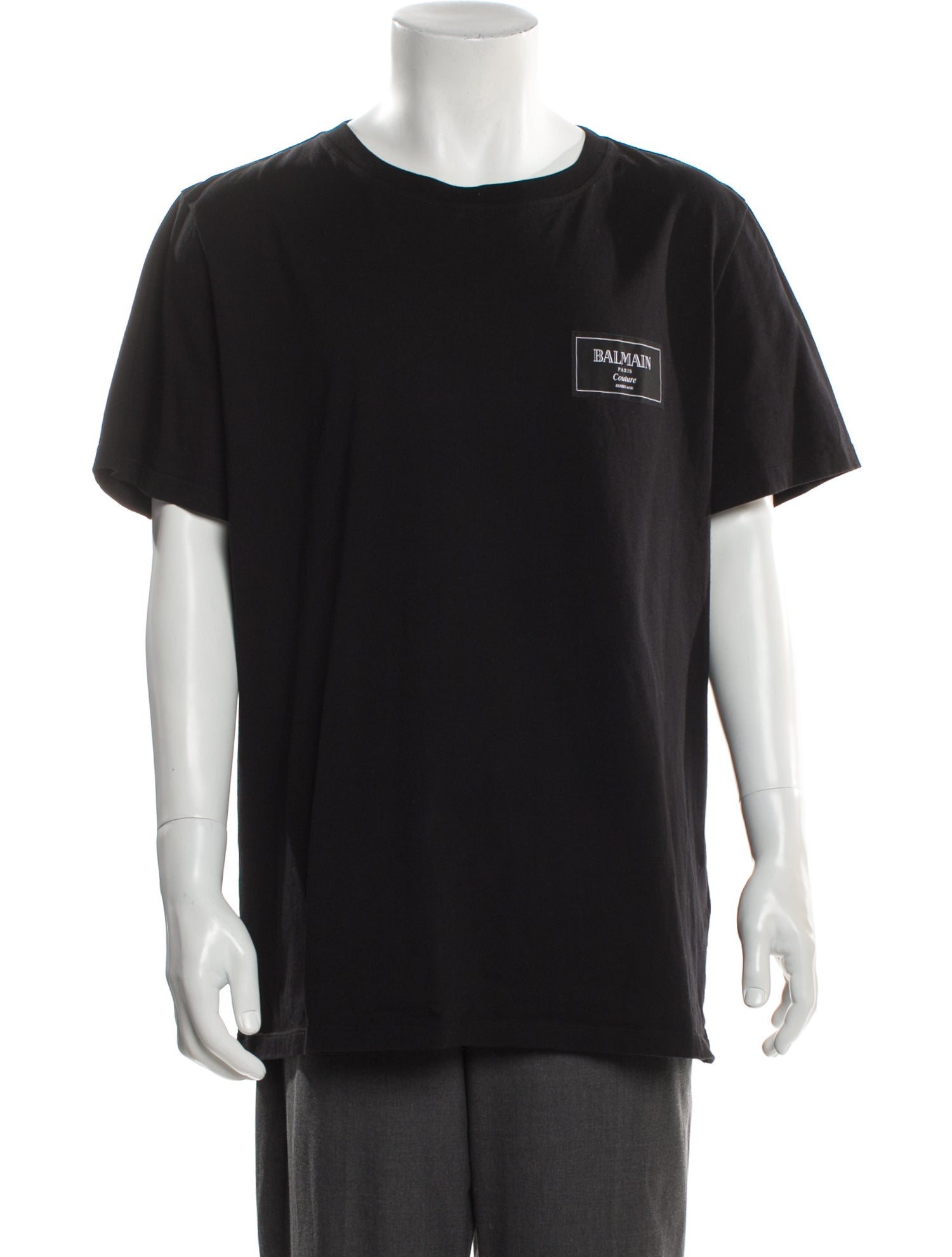 Balmain Signature Logo Graphic Print T-Shirt