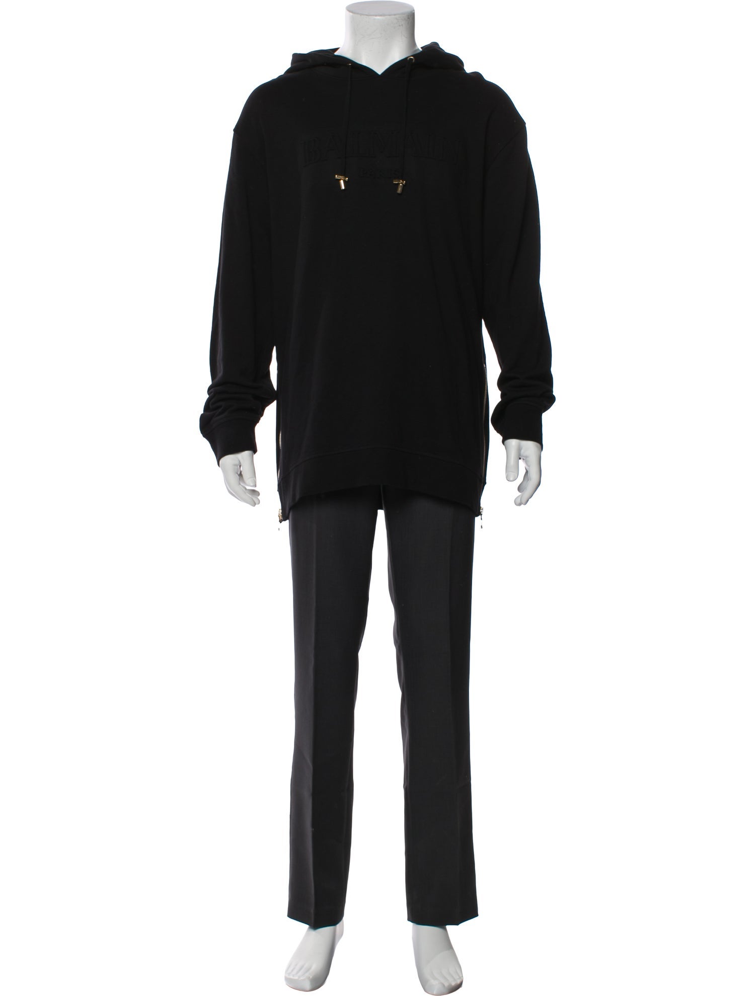 Balmain Crew Neck Long Sleeve Hoodie