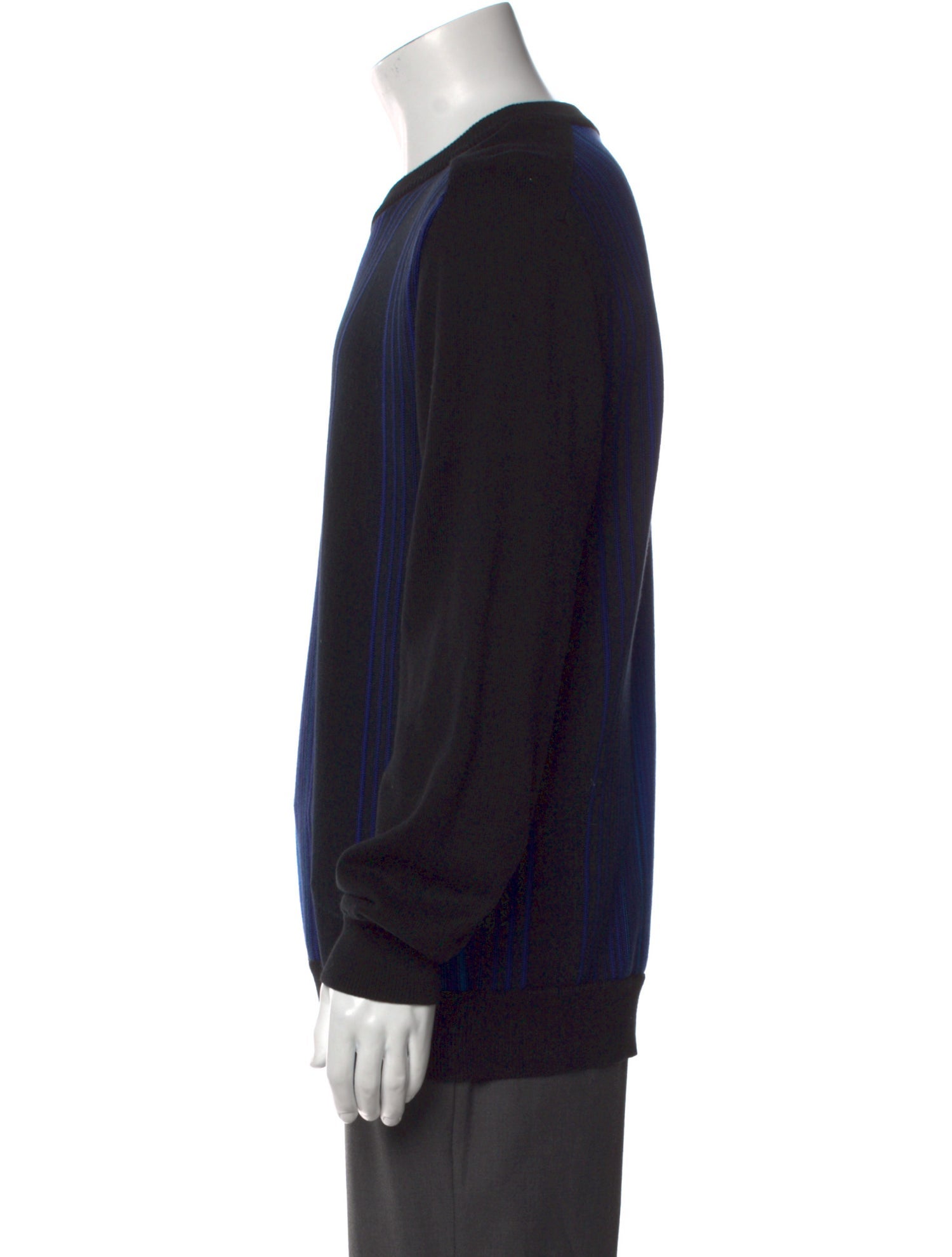 Balmain Striped Crew Neck Pullover