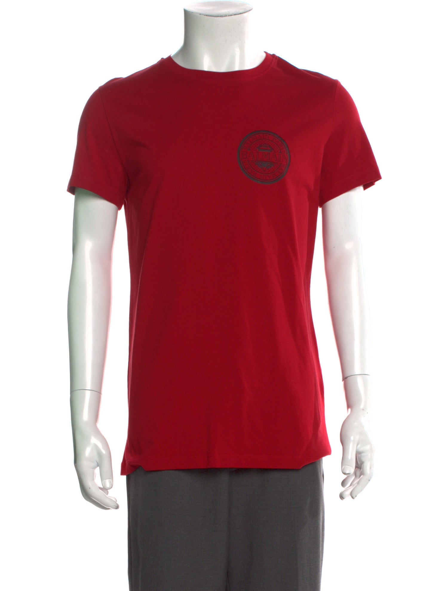 Balmain Crew Neck Short Sleeve T-Shirt