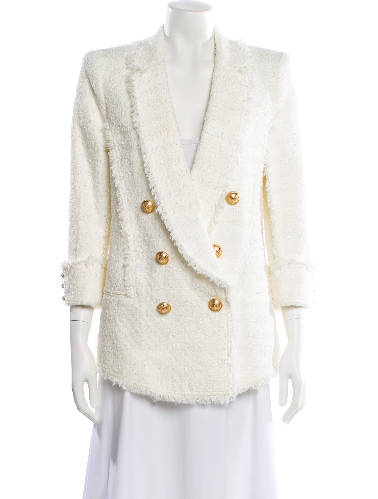 Balmain Striped Blazer