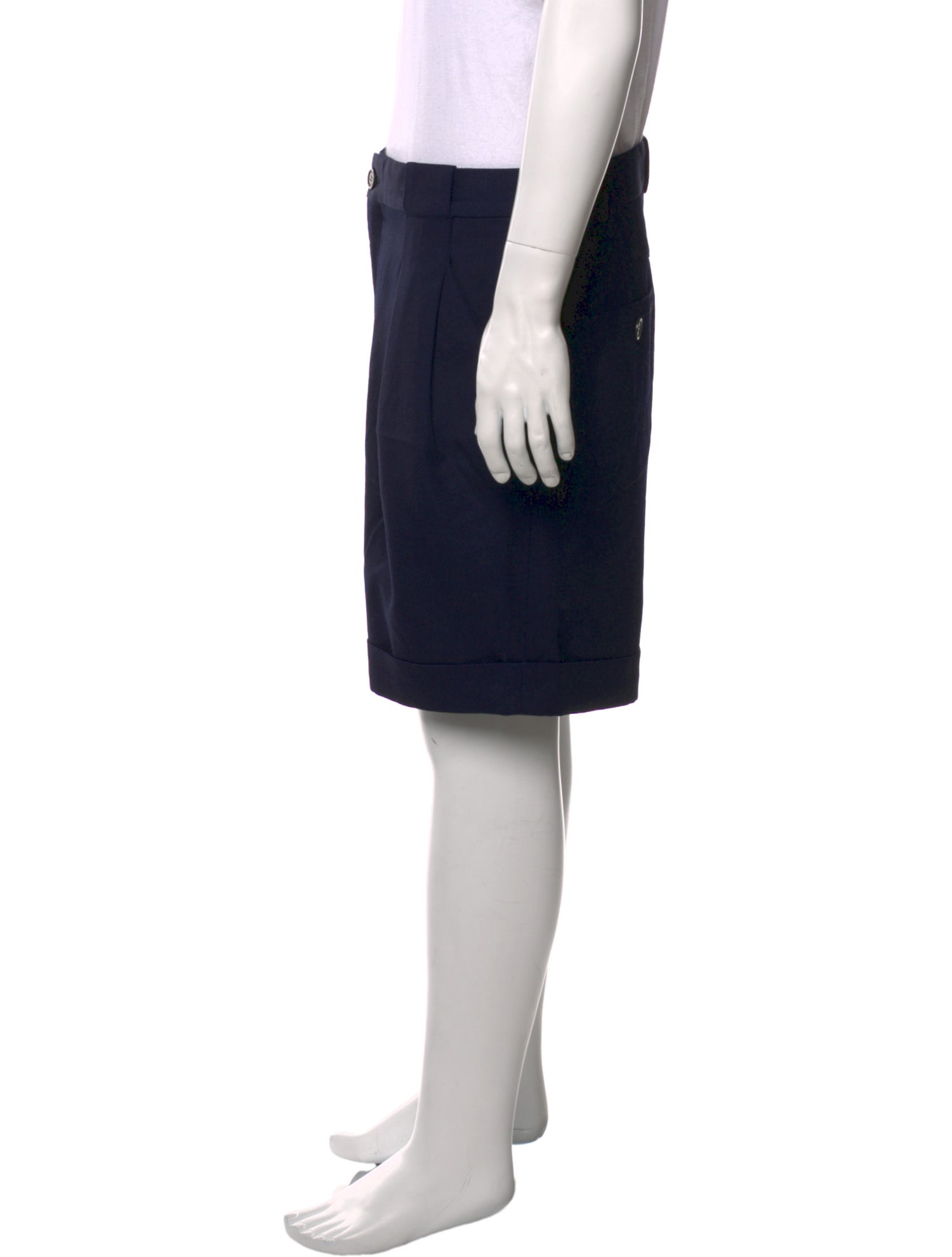 Balmain Virgin Wool Jogger Shorts