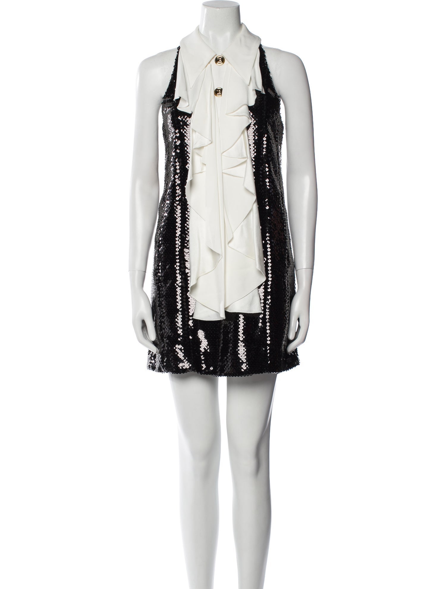 Balmain Halterneck Mini Dress
