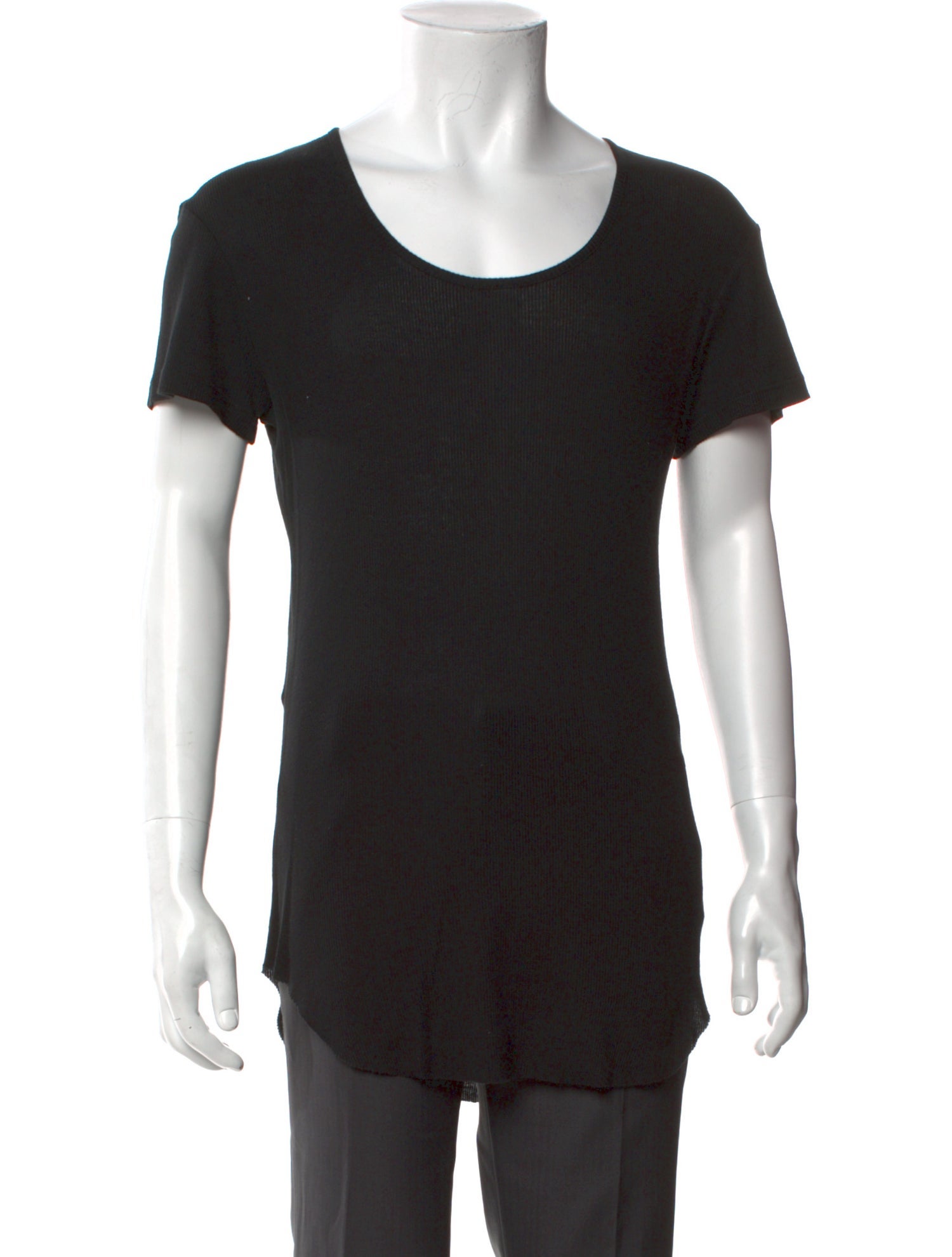Balmain Scoop Neck Short Sleeve T-Shirt