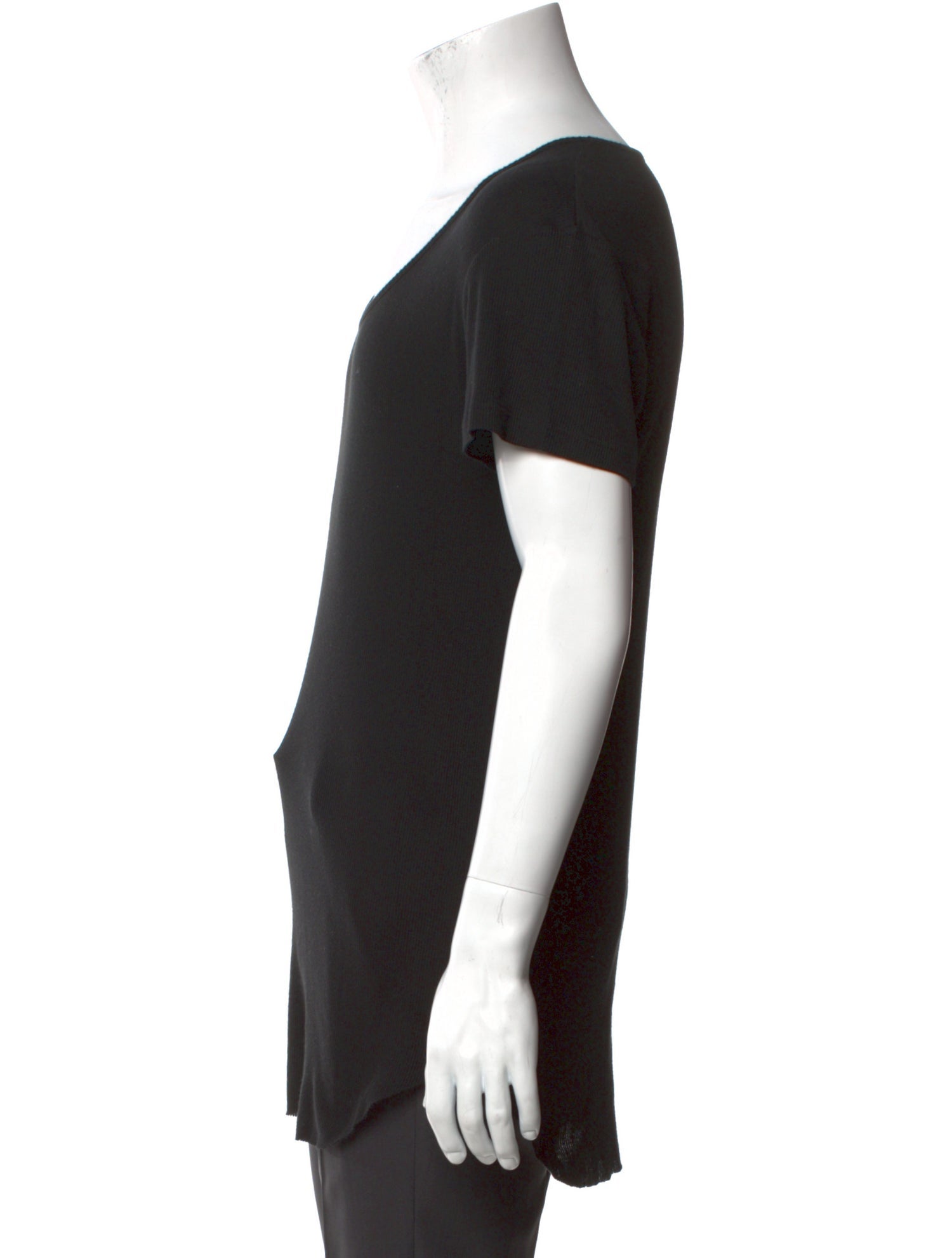 Balmain Scoop Neck Short Sleeve T-Shirt