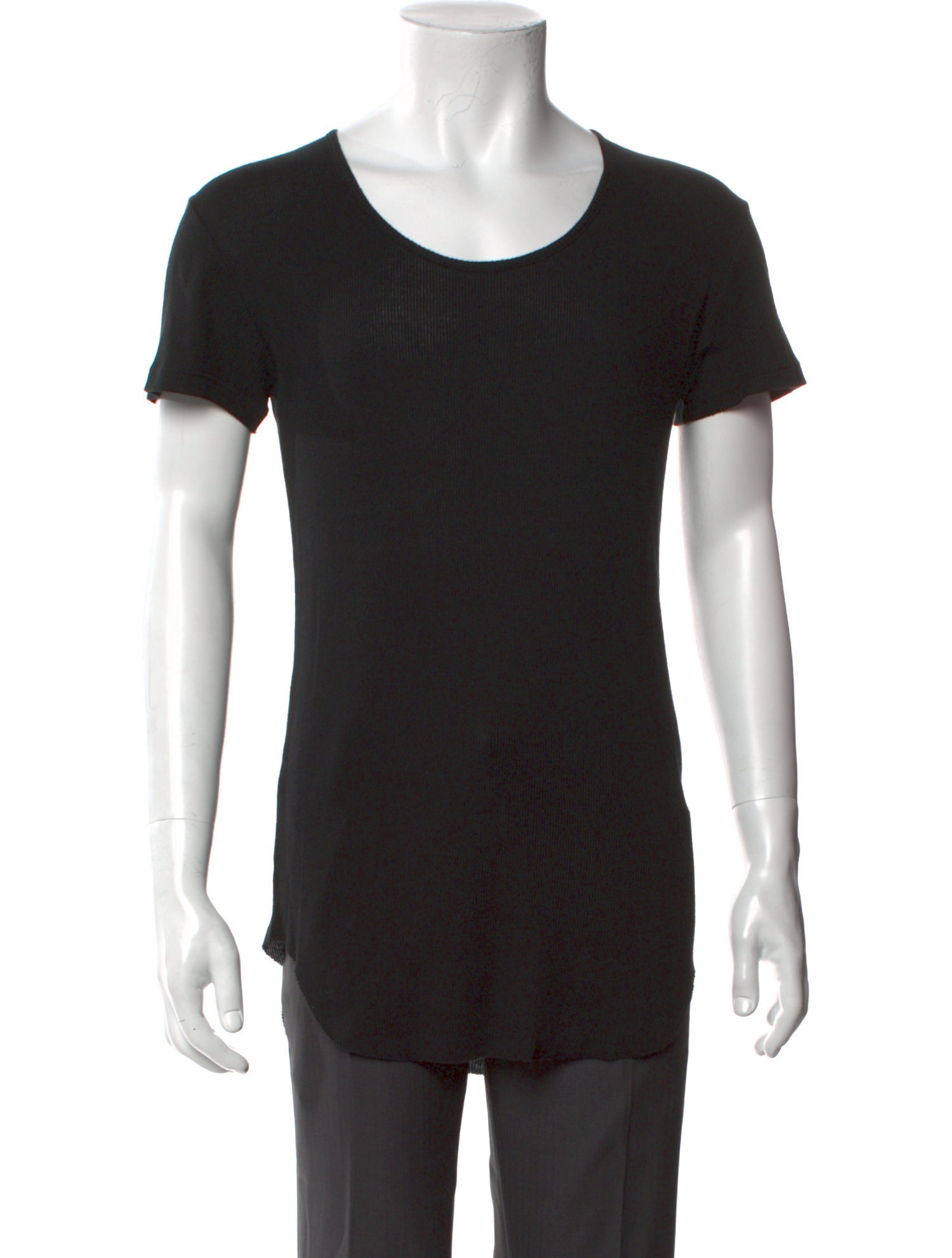 Balmain Scoop Neck Short Sleeve T-Shirt