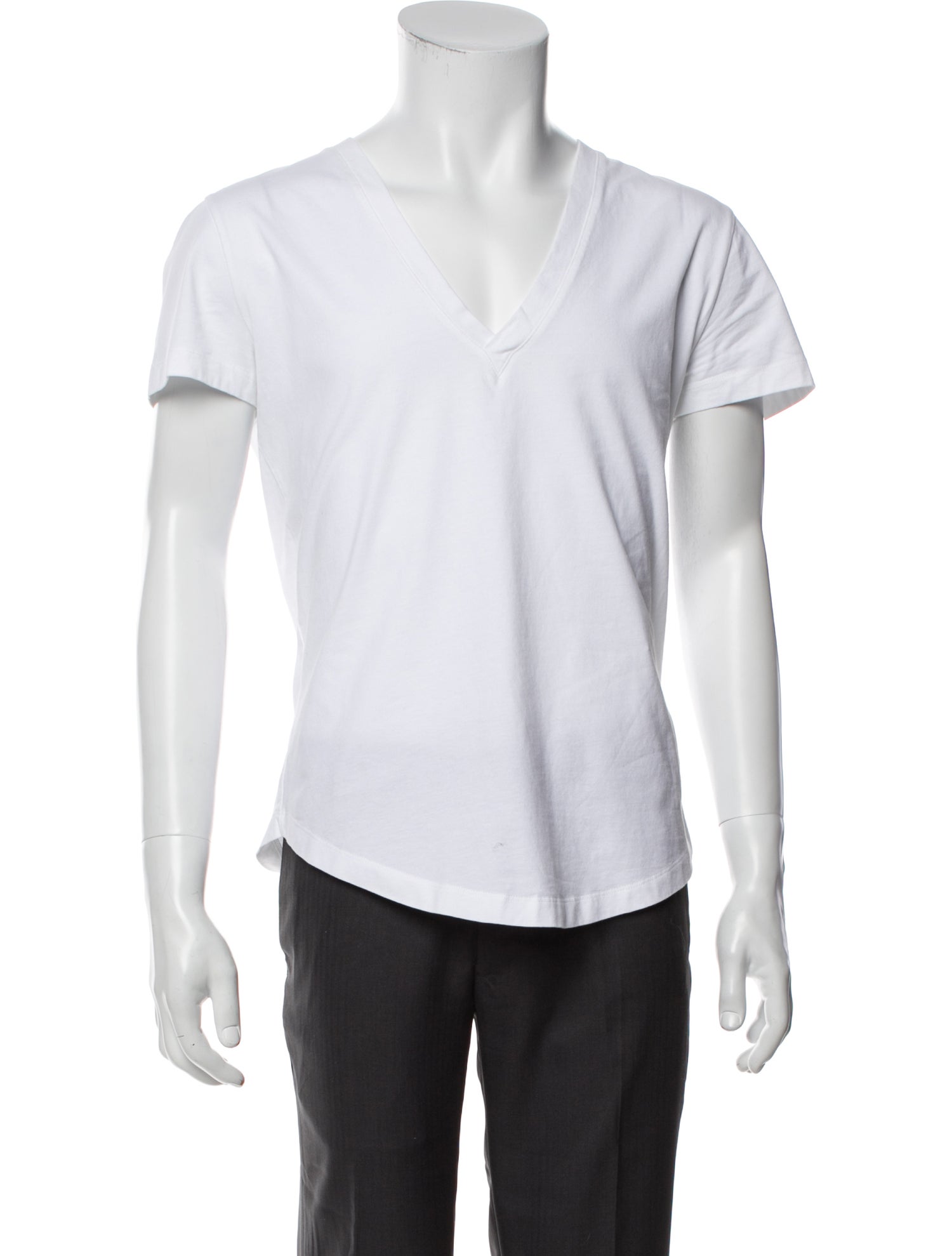 Balmain V-Neck Short Sleeve Henley