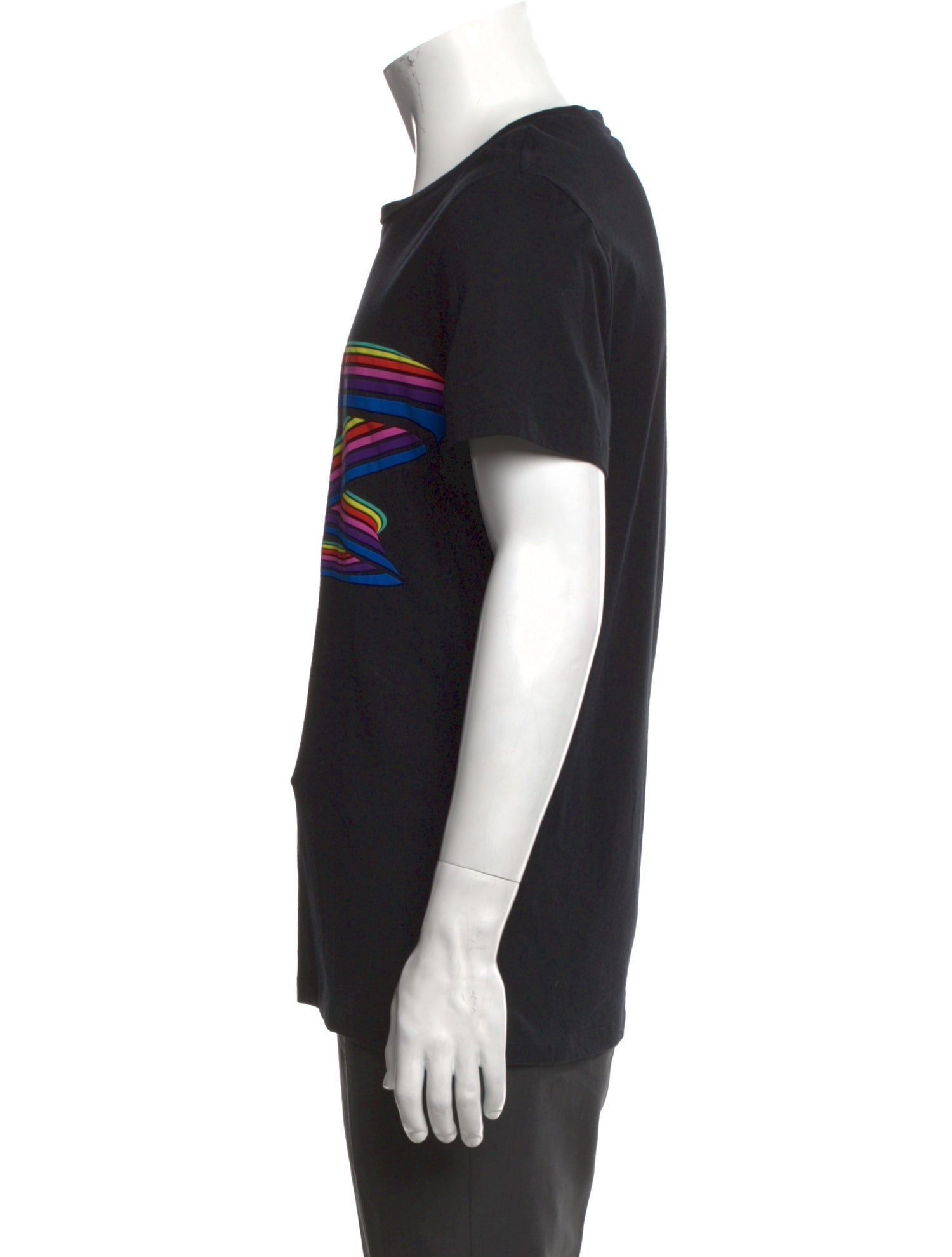 Balmain Graphic Print Crew Neck T-Shirt