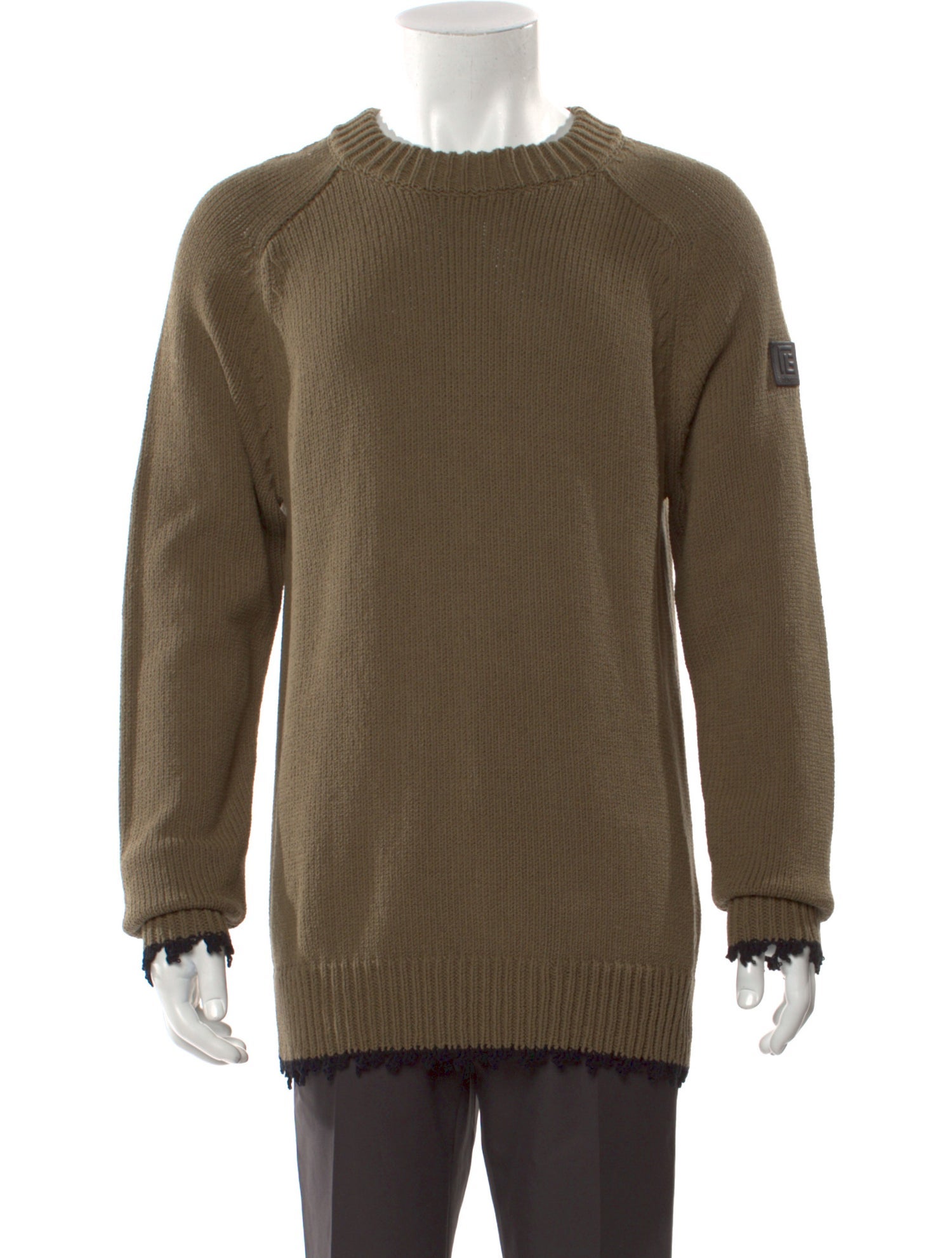 Balmain Crew Neck Long Sleeve Pullover w/ Tags