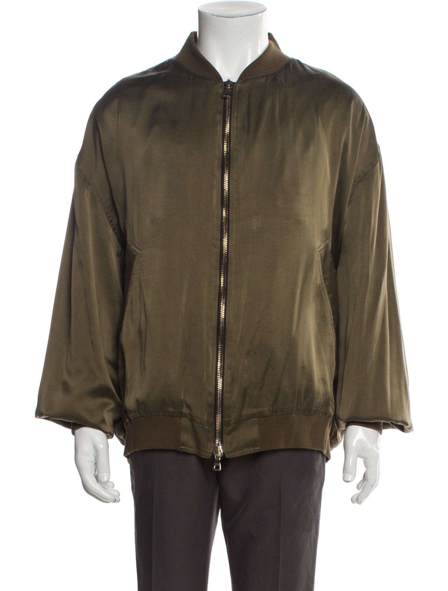 Balmain Silk Bomber Jacket