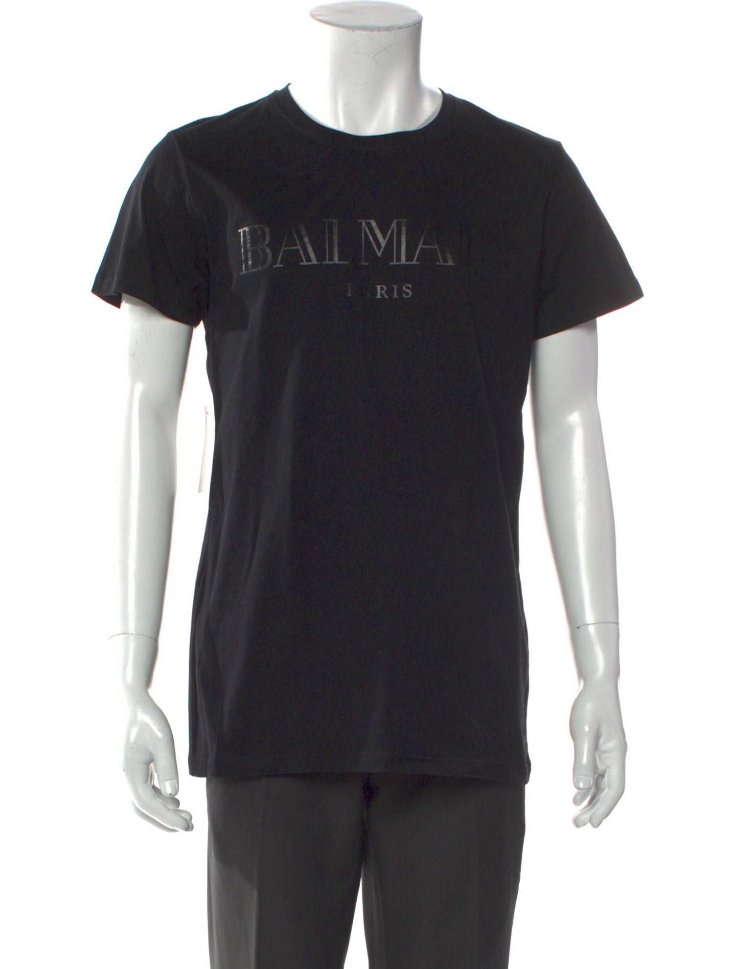 Balmain Graphic Print Crew Neck T-Shirt w/ Tags