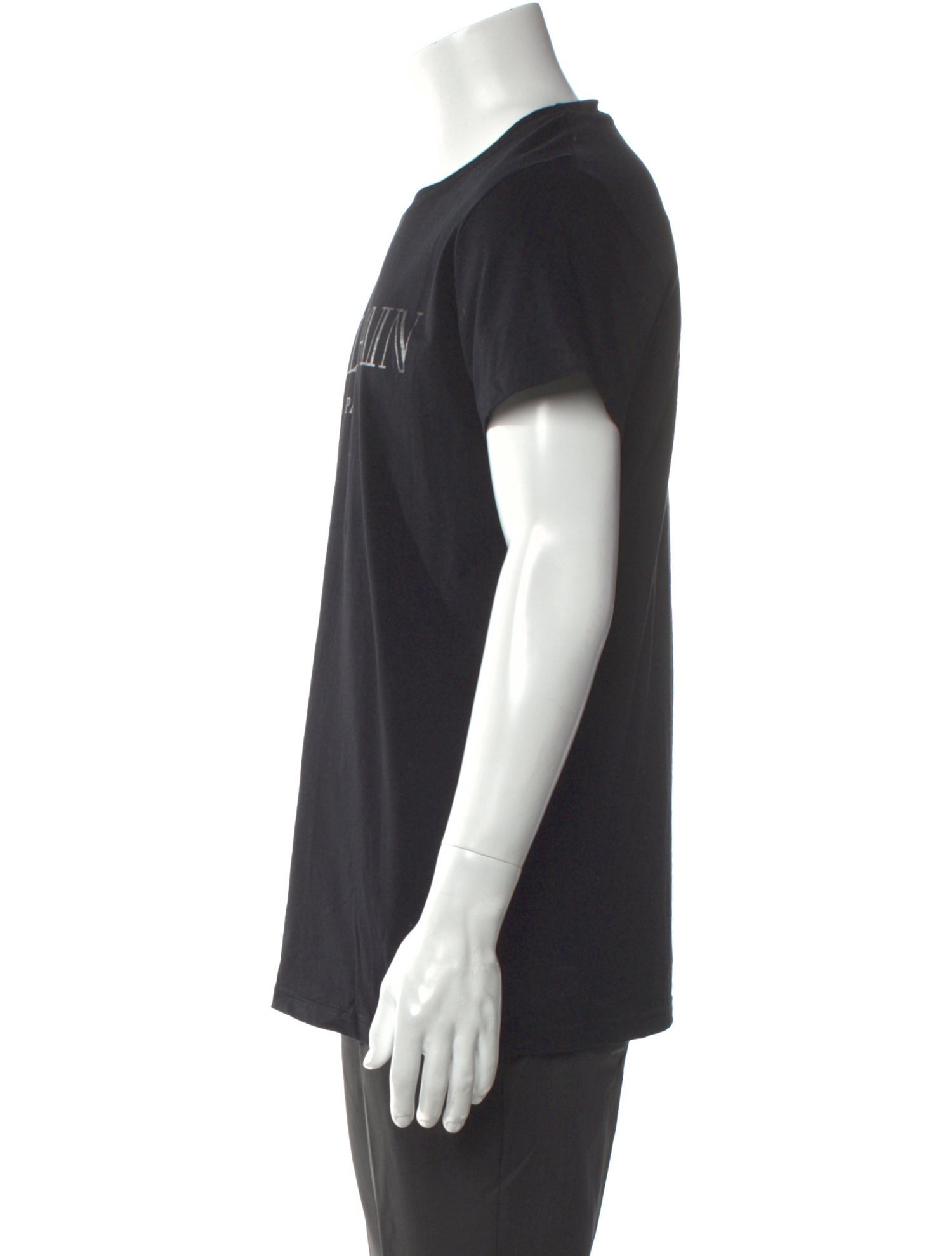 Balmain Graphic Print Crew Neck T-Shirt w/ Tags