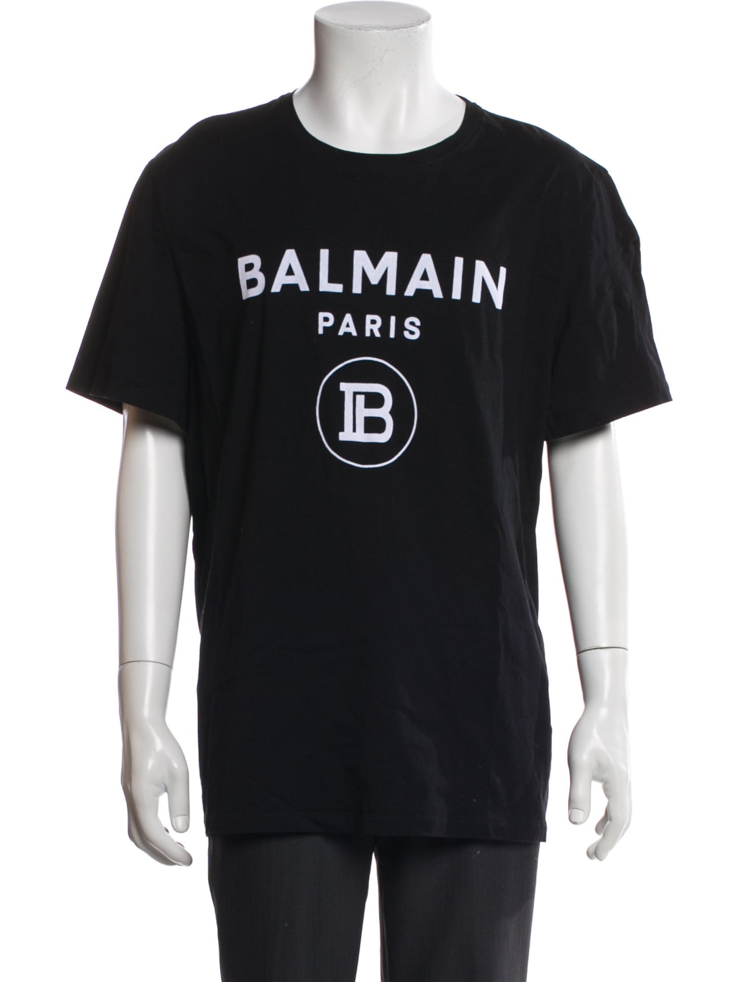 Balmain Graphic Print Crew Neck T-Shirt