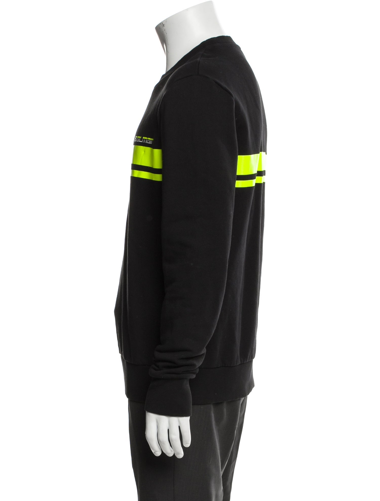 Balmain Colorblock Pattern Crew Neck Pullover