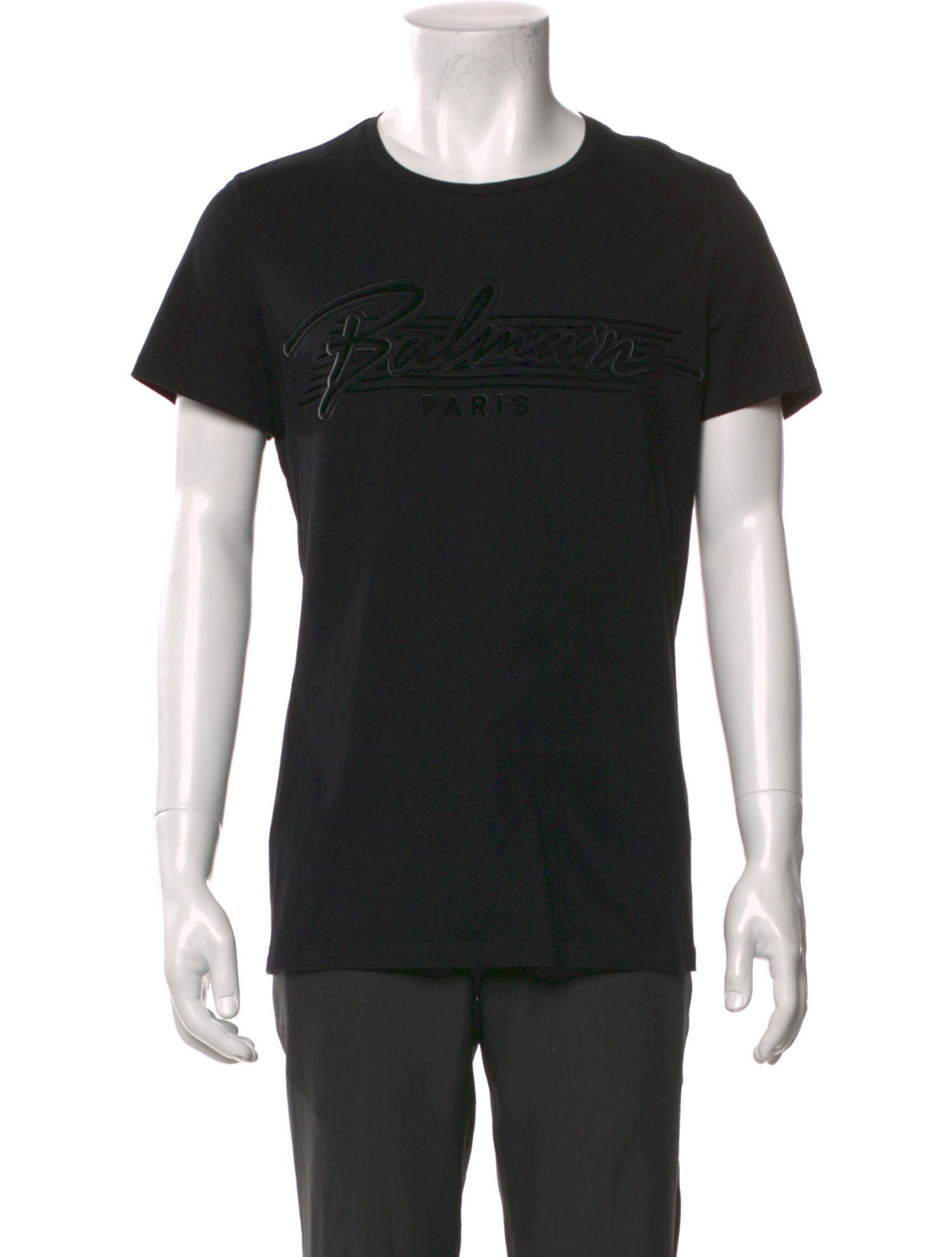 Balmain Graphic Print Crew Neck T-Shirt