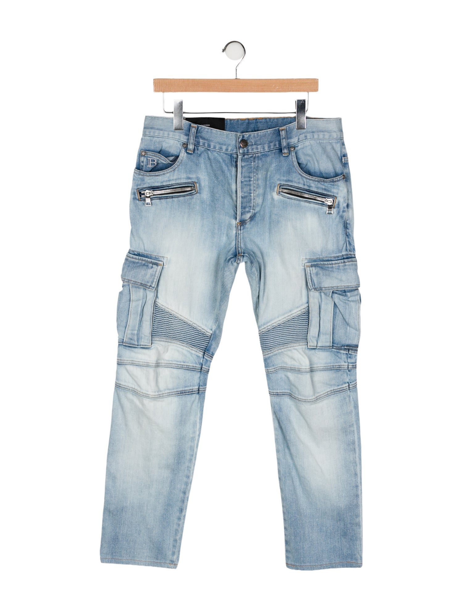 Balmain Moto Jeans