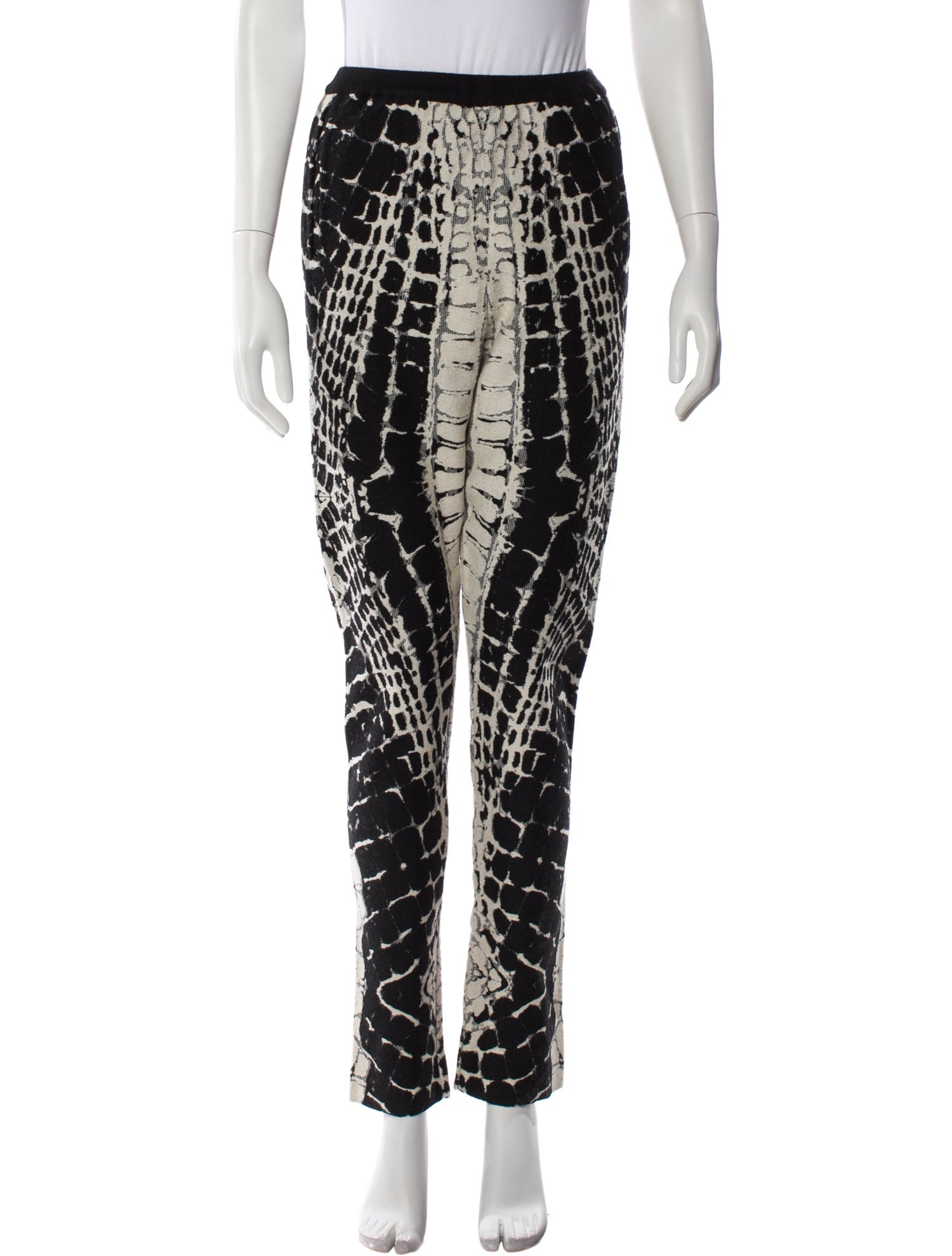 Balmain Wool Straight Leg Pants