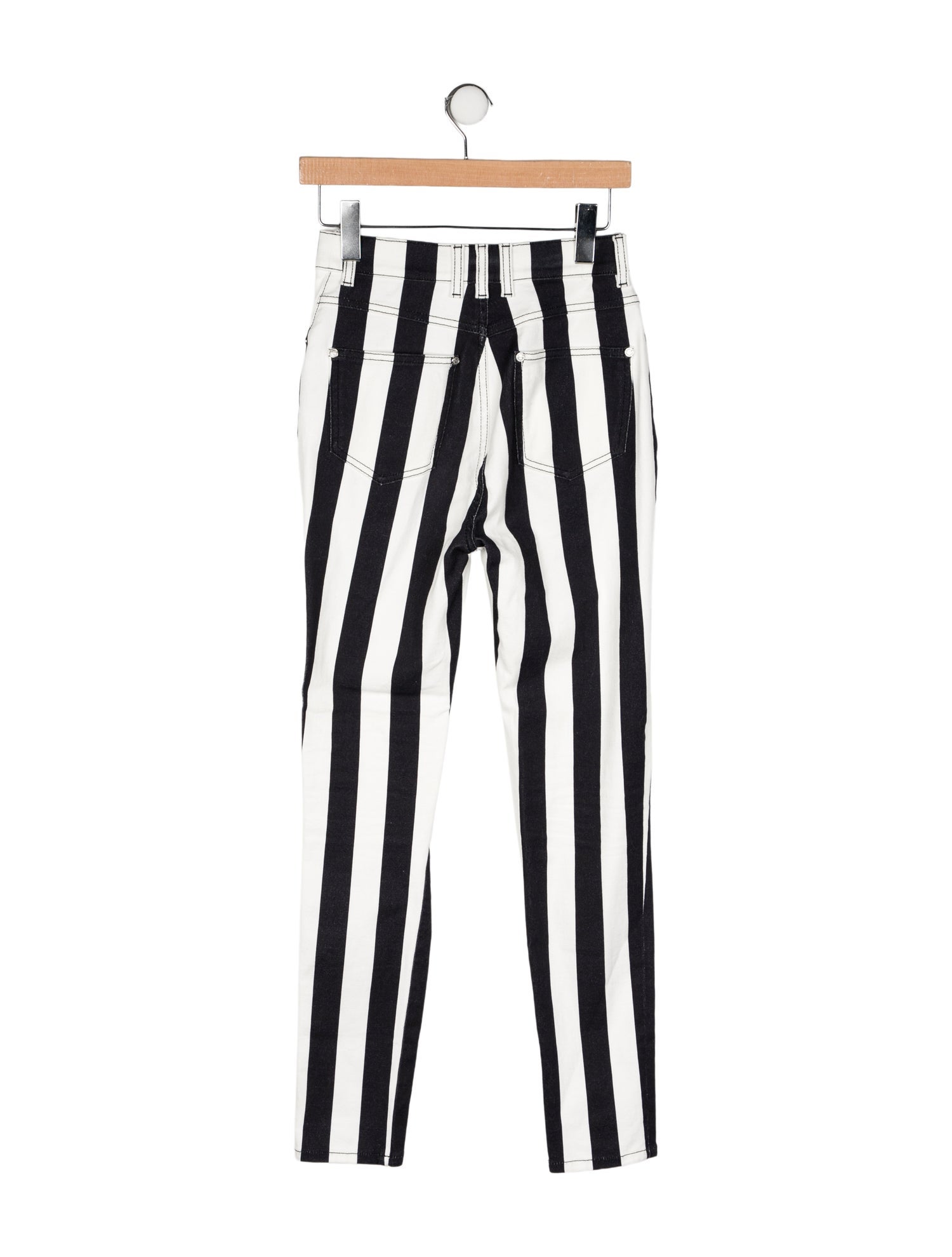 Balmain High-Rise Skinny Leg Jeans