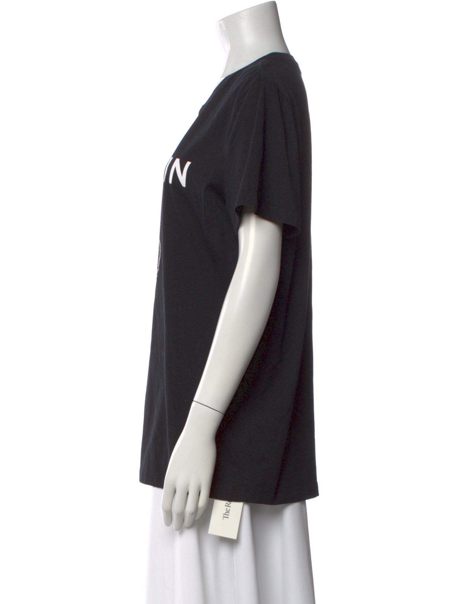 Balmain Graphic Print Scoop Neck T-Shirt