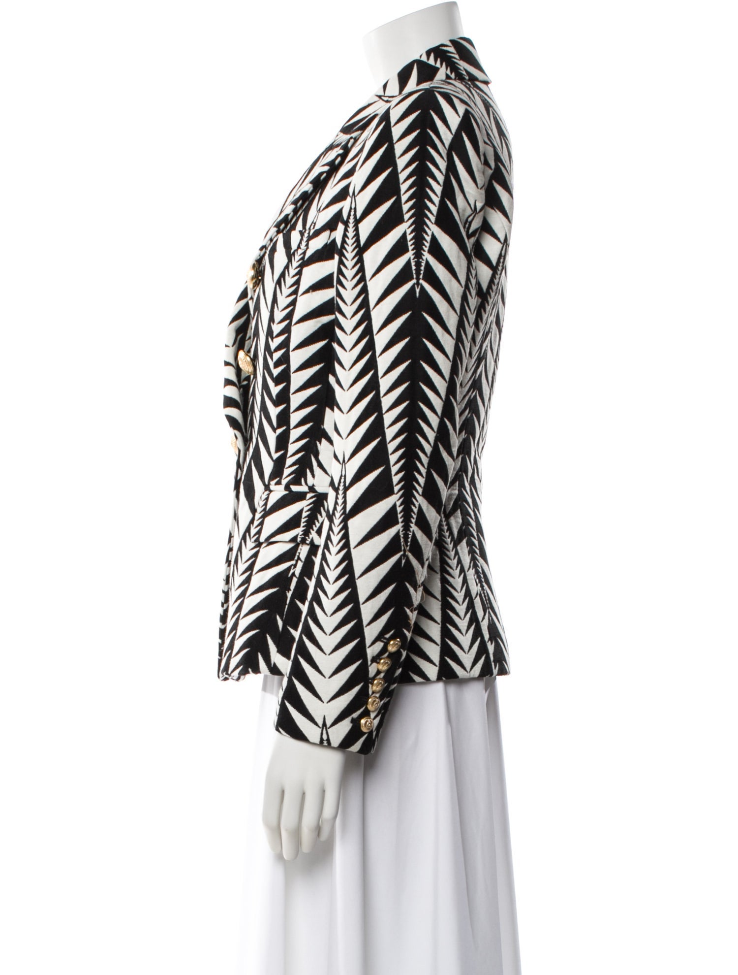 Balmain Striped Blazer