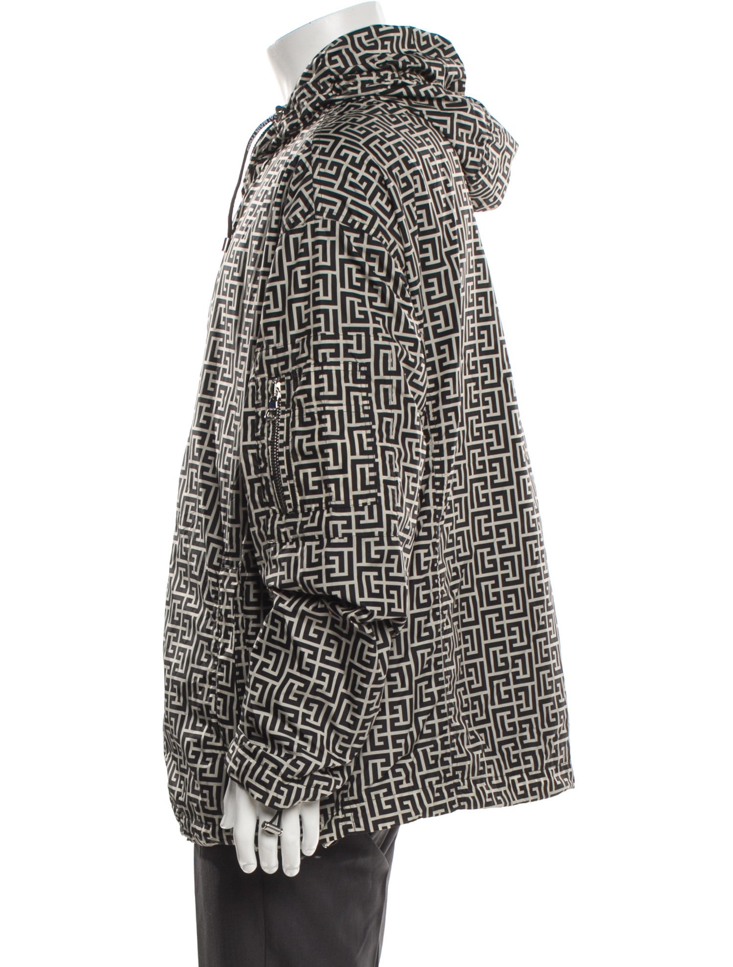 Balmain Printed Moto Jacket