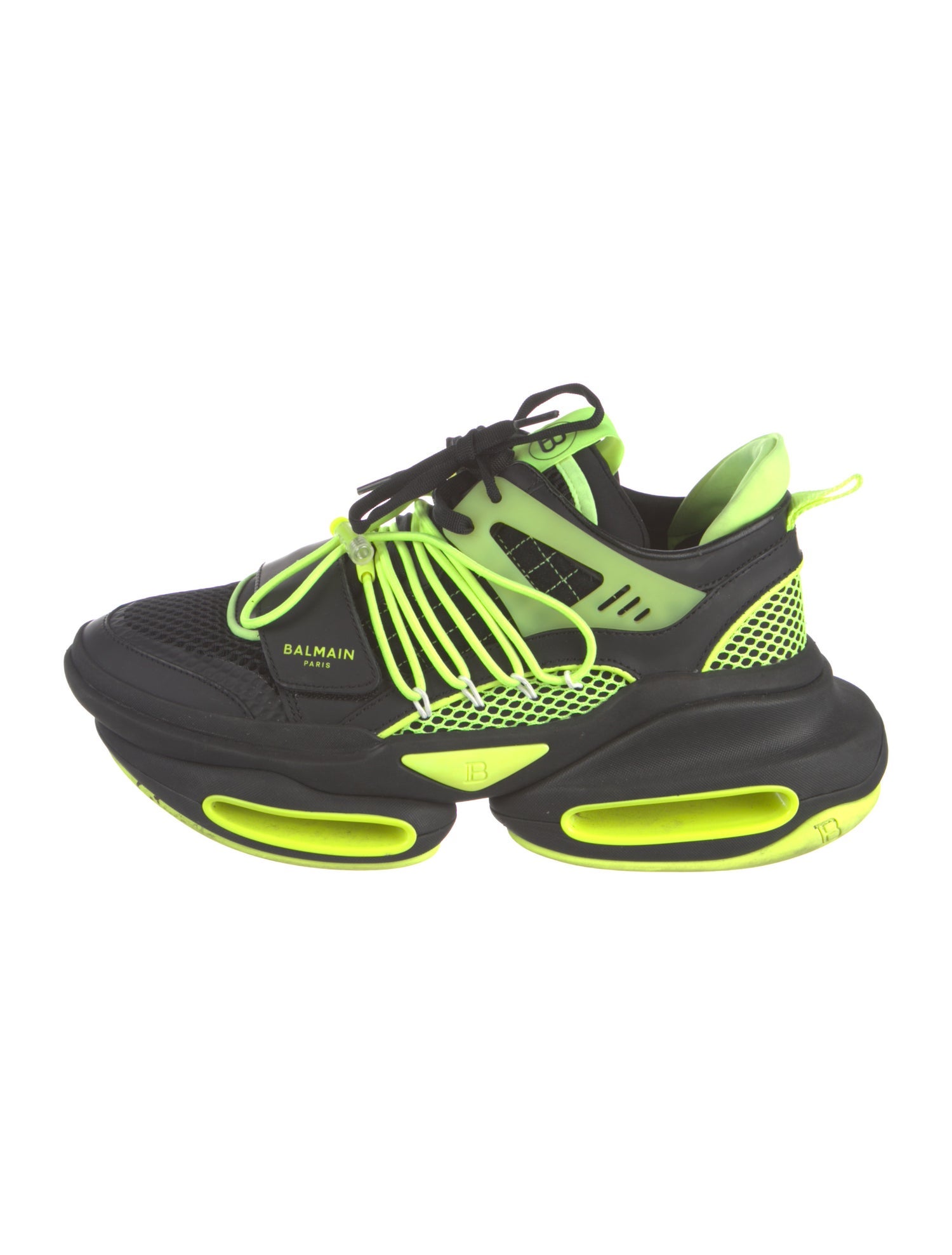 Balmain Mesh Printed Sneakers