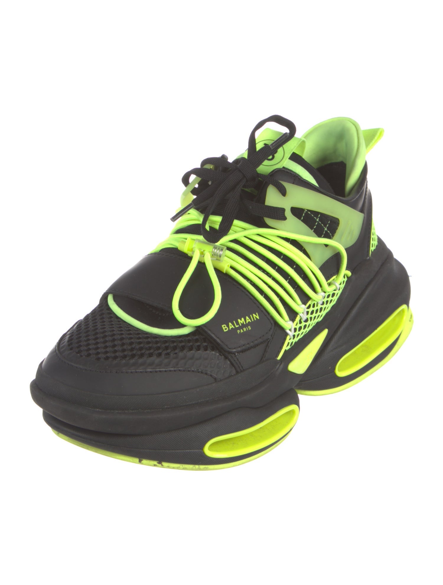 Balmain Mesh Printed Sneakers