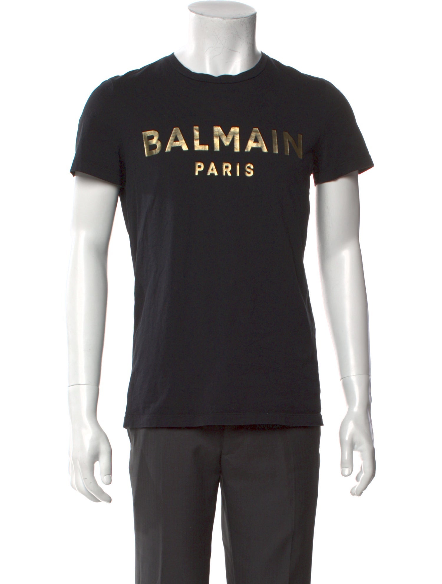 Balmain Graphic Print Crew Neck T-Shirt