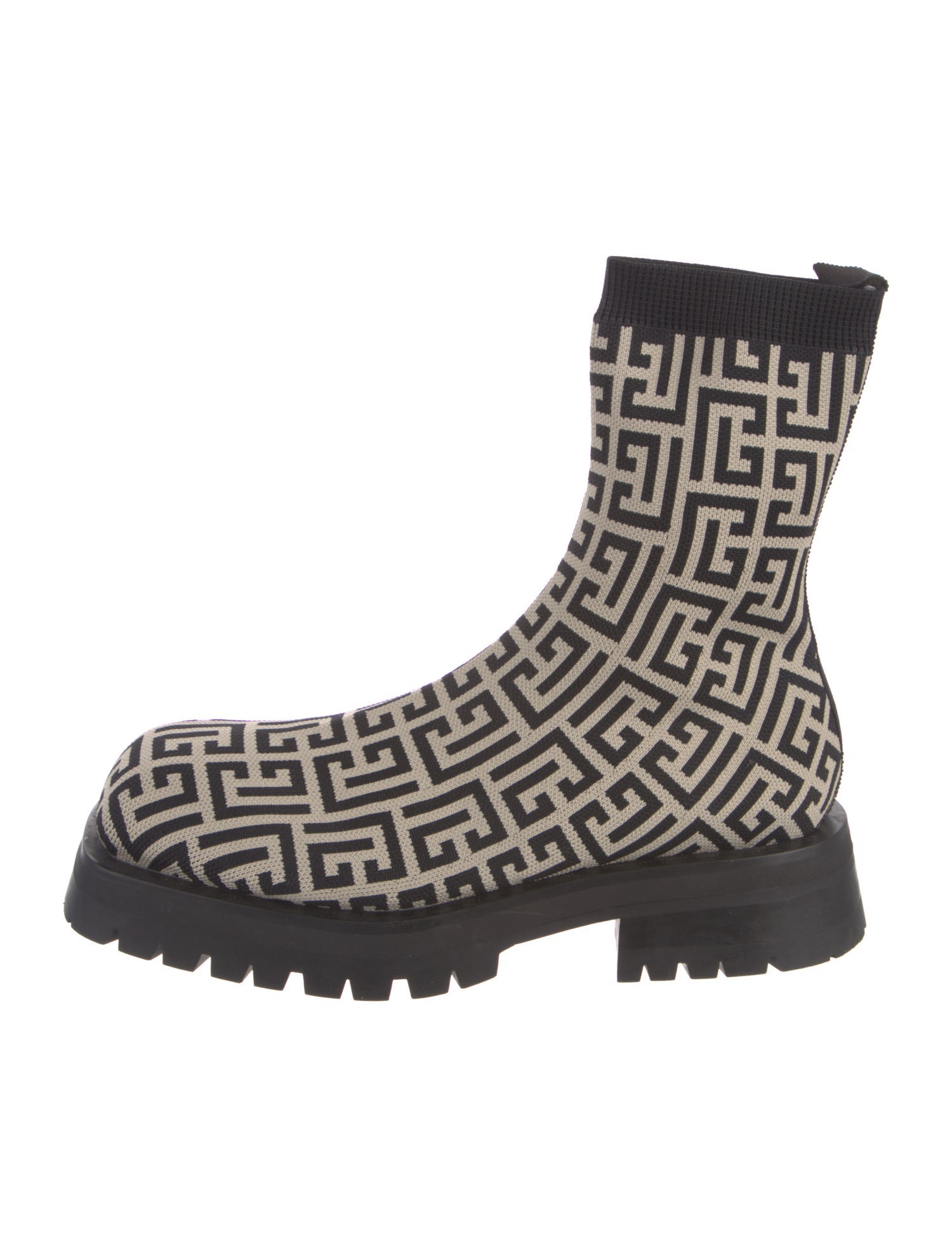 Balmain Printed Sock Boots