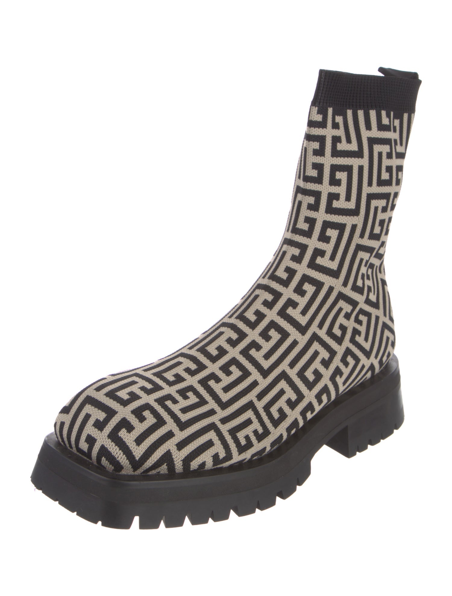 Balmain Printed Sock Boots