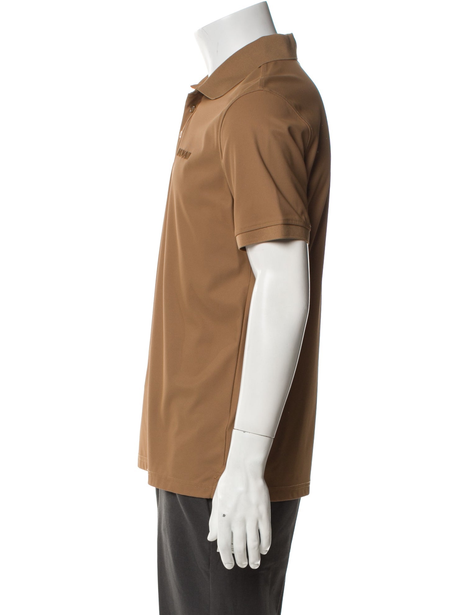 Balmain V-Neck Short Sleeve Polo Shirt