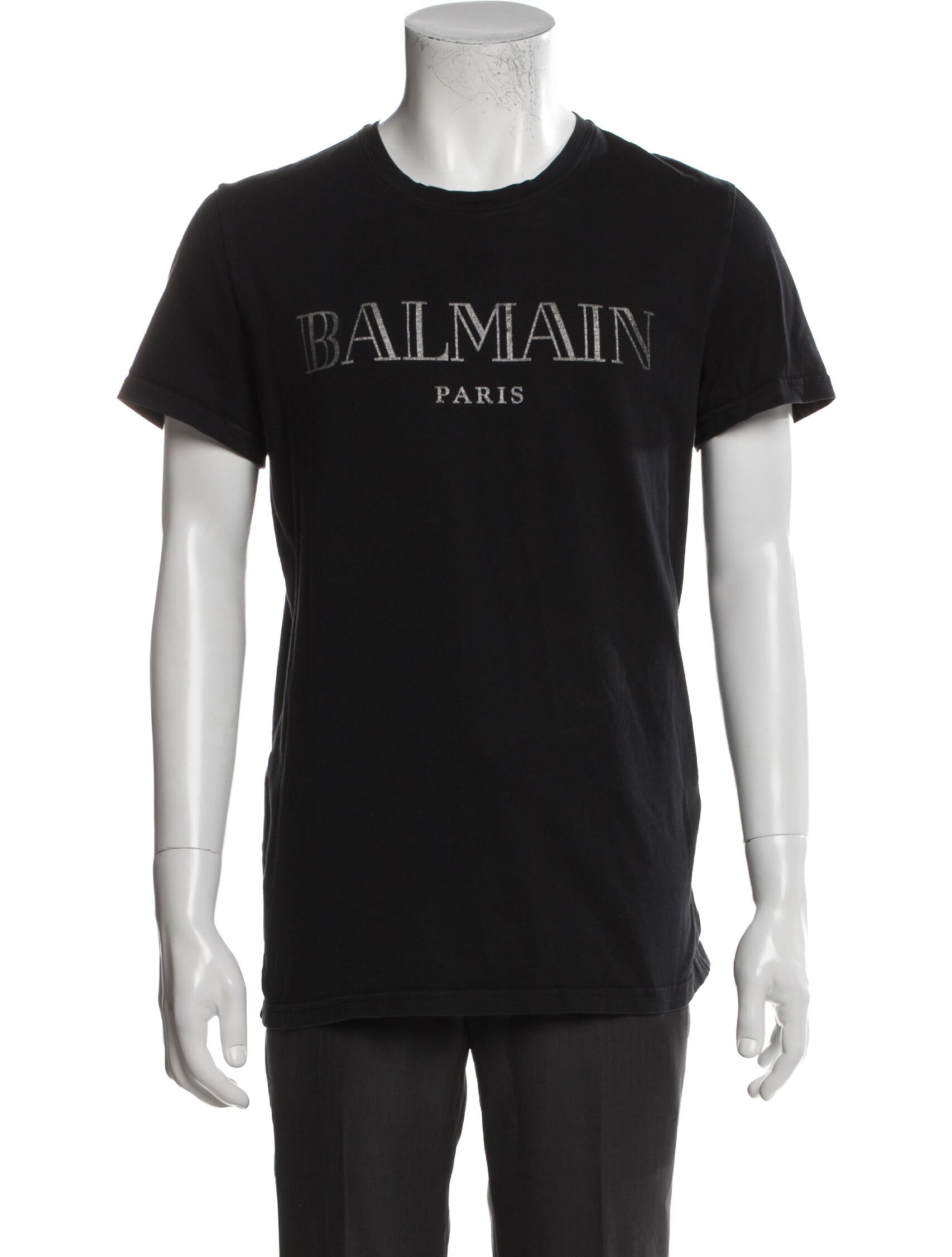 Balmain Graphic Print Crew Neck T-Shirt