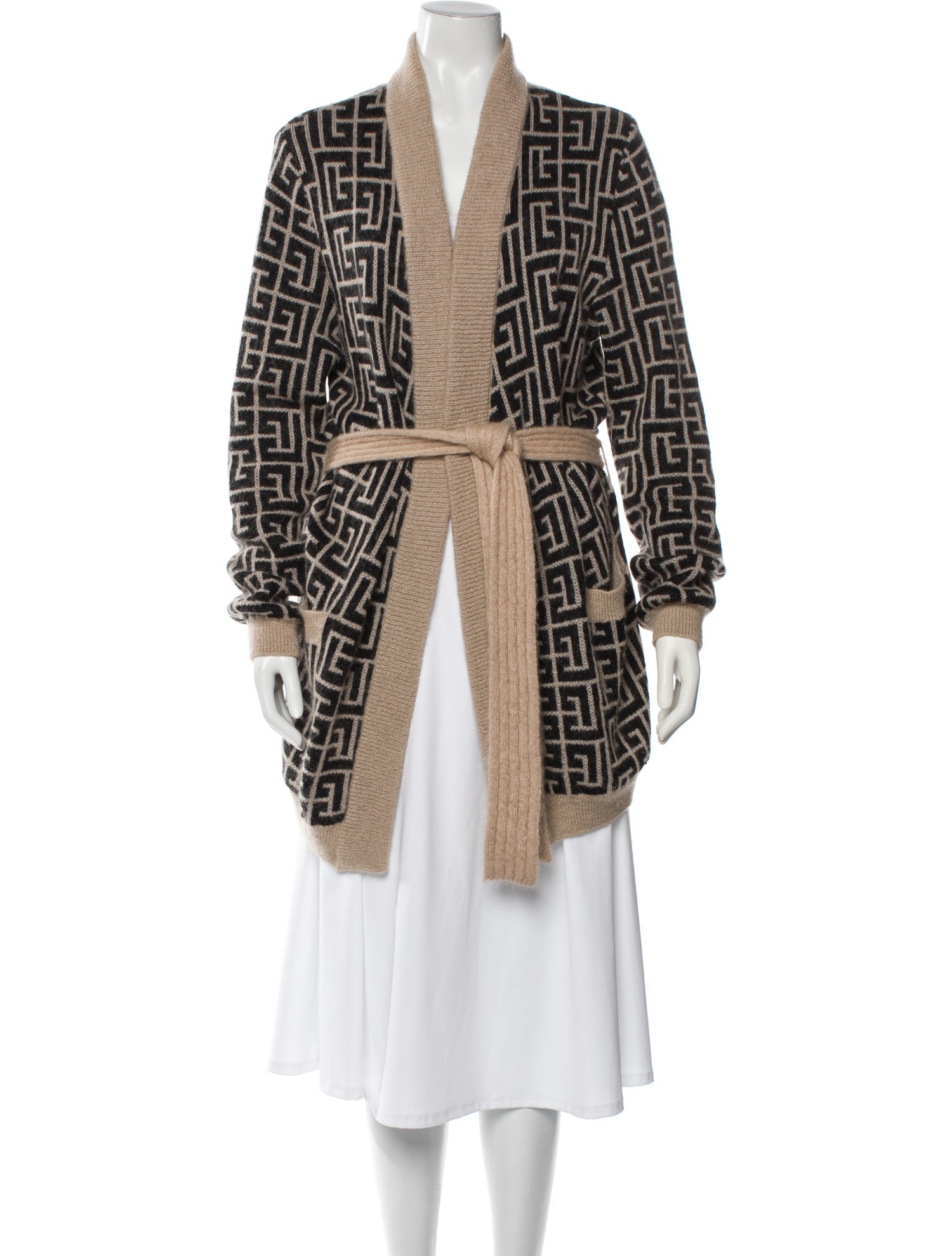 Balmain Merino Wool Printed Evening Jacket