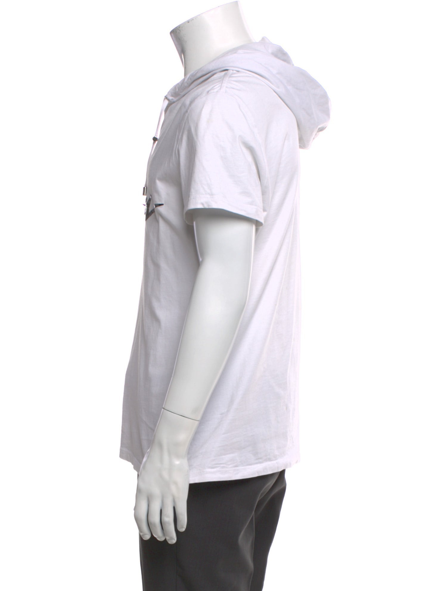 Balmain Graphic Print V-Neck T-Shirt