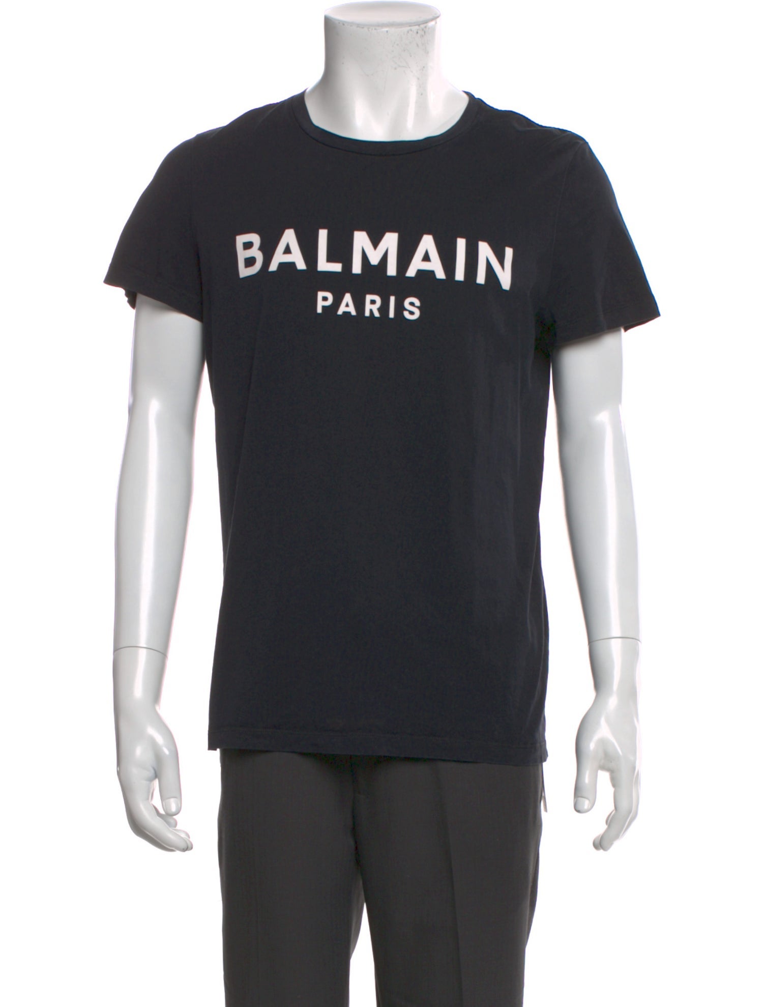 Balmain Graphic Print Crew Neck T-Shirt