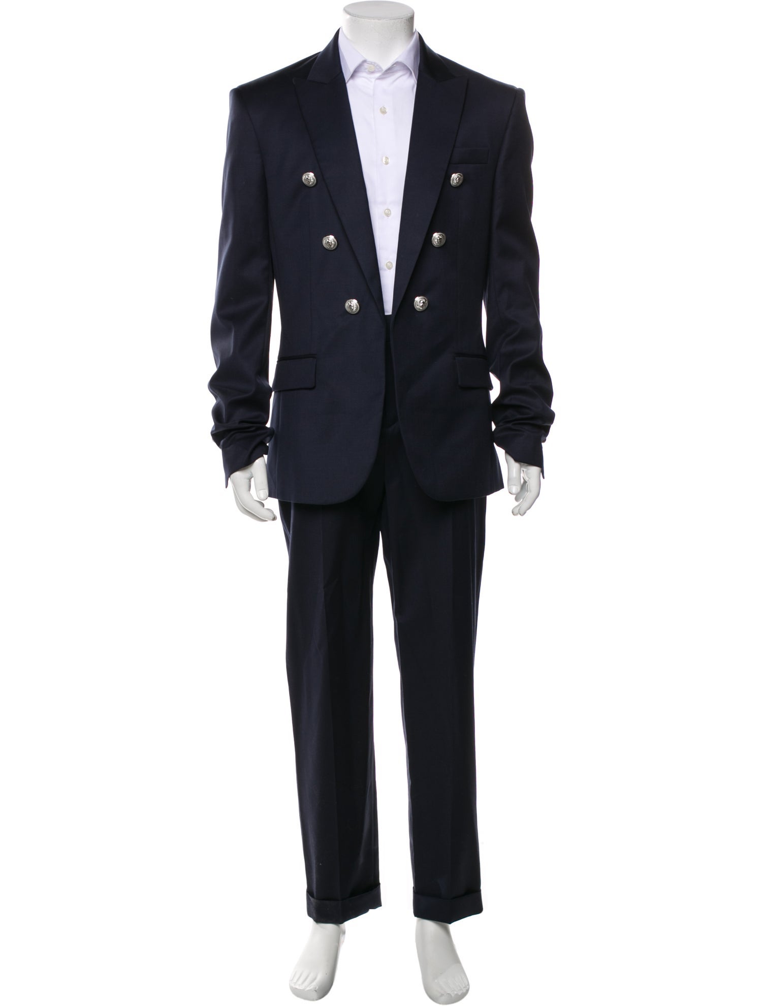 Balmain Wool Two-Piece Suit w/ Tags