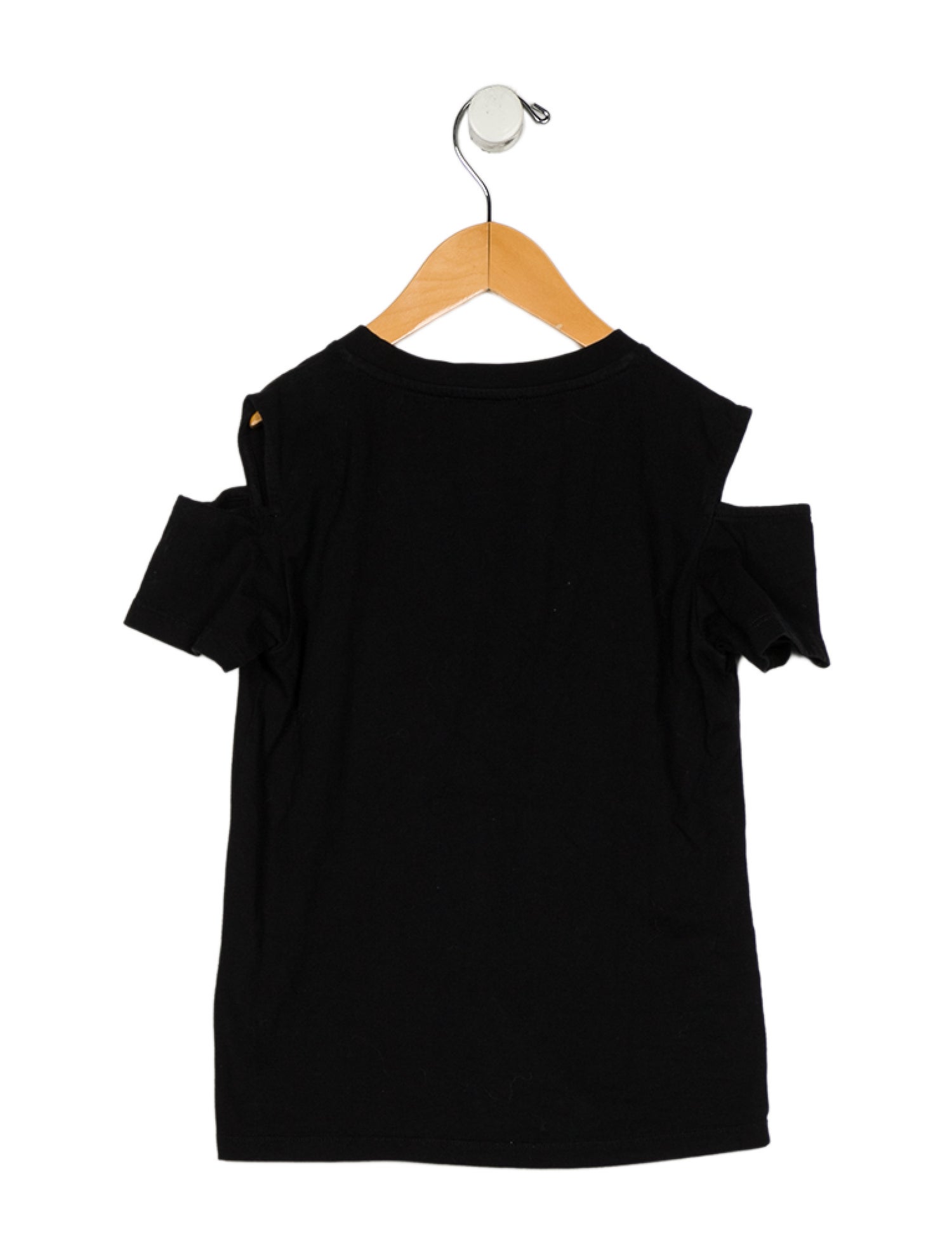 Balmain Girls' Graphic Cut Out Top