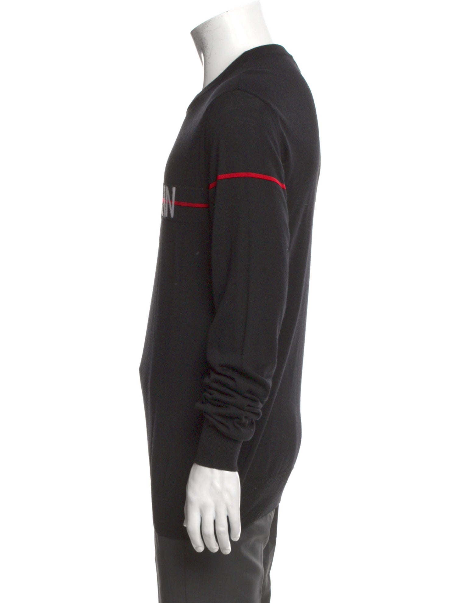 Balmain Graphic Print Crew Neck Pullover