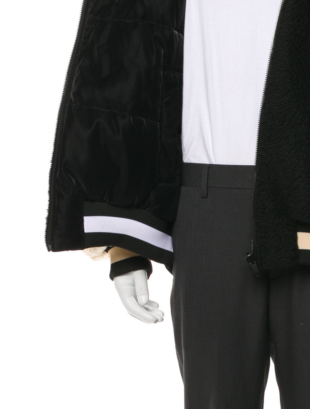 Balmain Colorblock Pattern Bomber Jacket - image 5