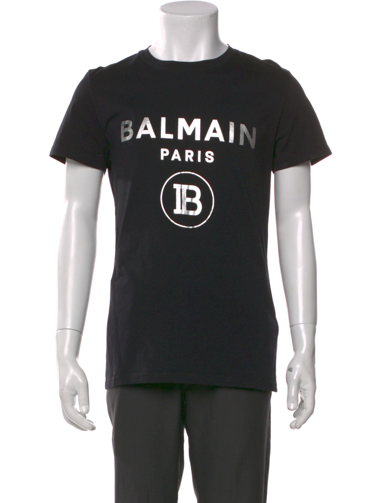 Balmain Graphic Print Crew Neck T-Shirt