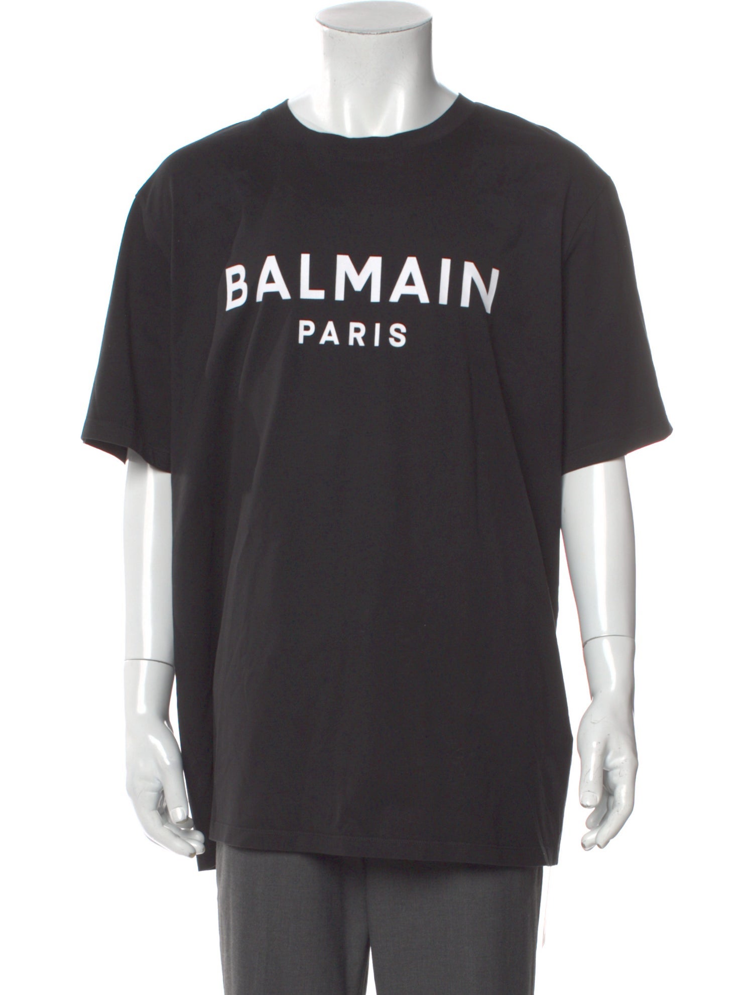 Balmain Signature Logo Graphic Print T-Shirt