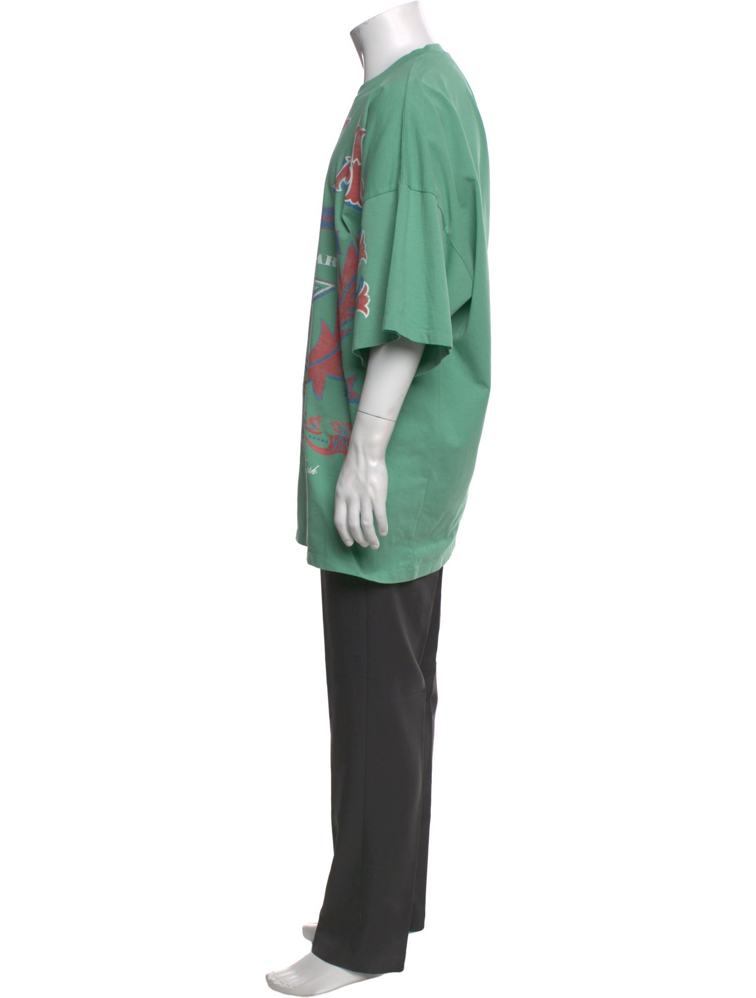 Balmain Graphic Print Crew Neck T-Shirt w/ Tags