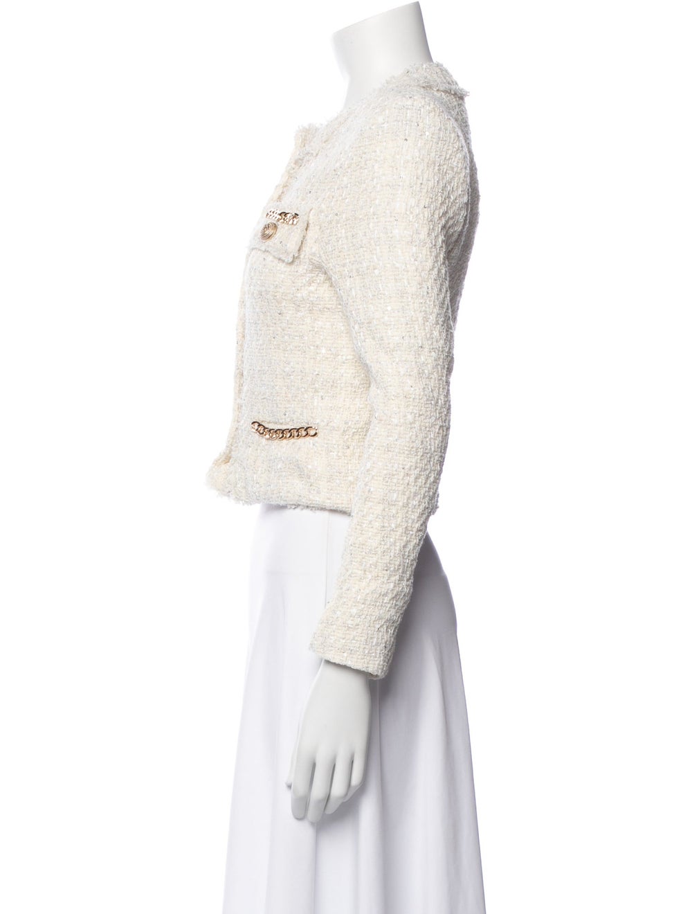 Balmain Wool Tweed Pattern Jacket - image 2
