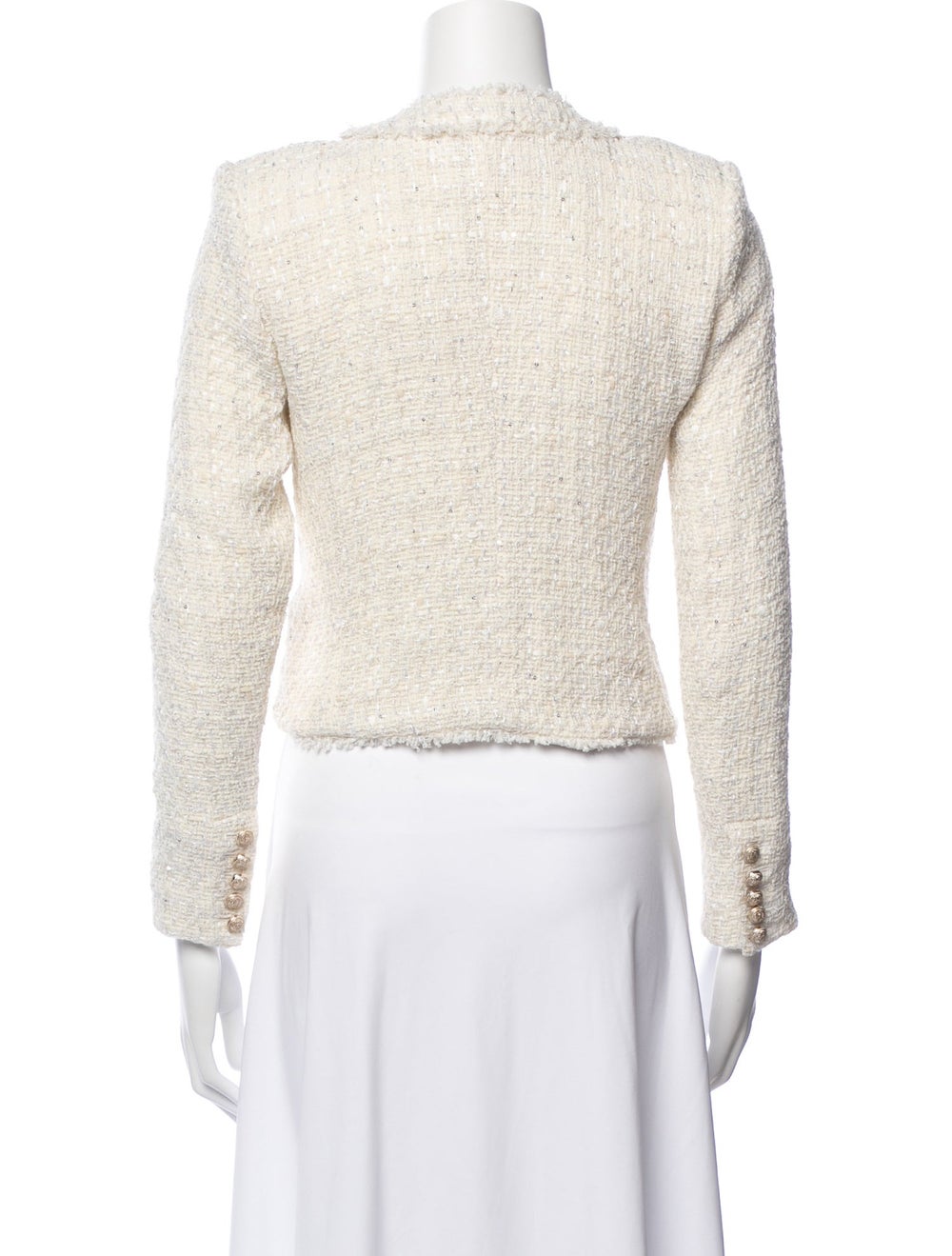 Balmain Wool Tweed Pattern Jacket - image 3