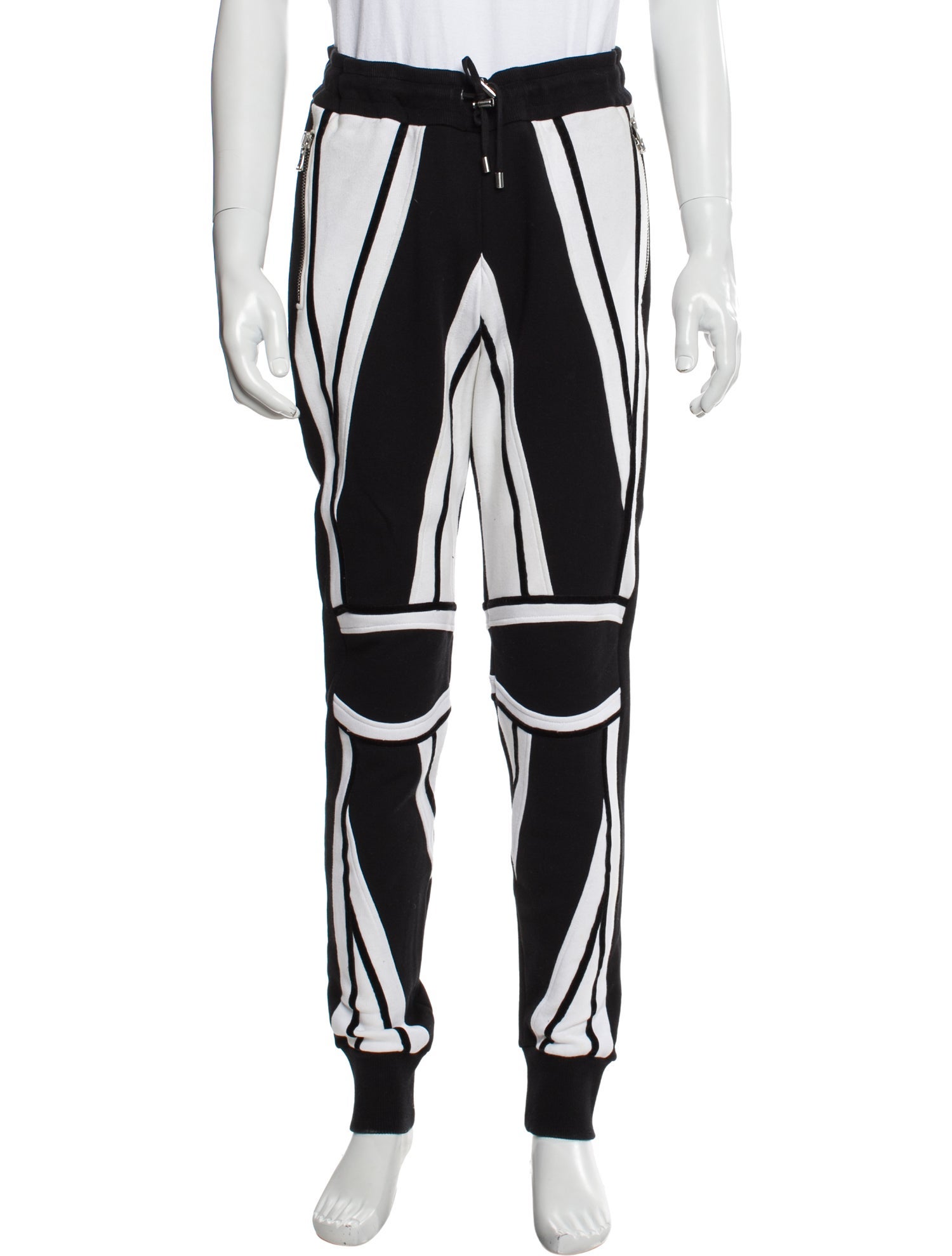 Balmain Colorblock Pattern Lounge Bottoms