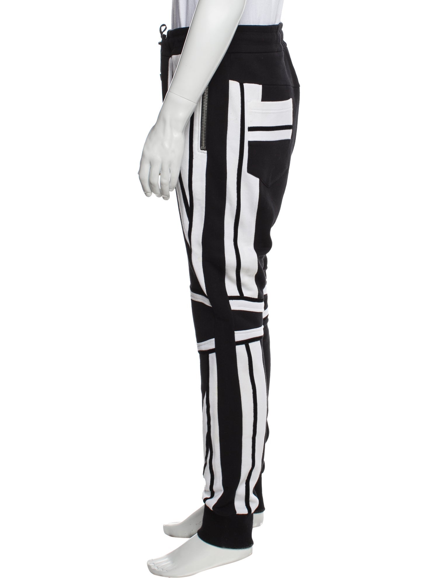 Balmain Colorblock Pattern Lounge Bottoms