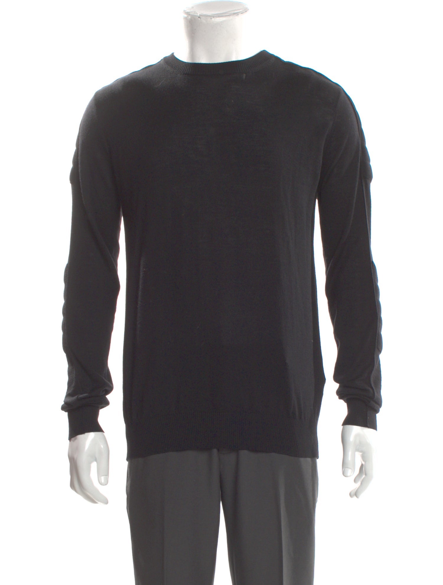 Balmain Virgin Wool Crew Neck Pullover