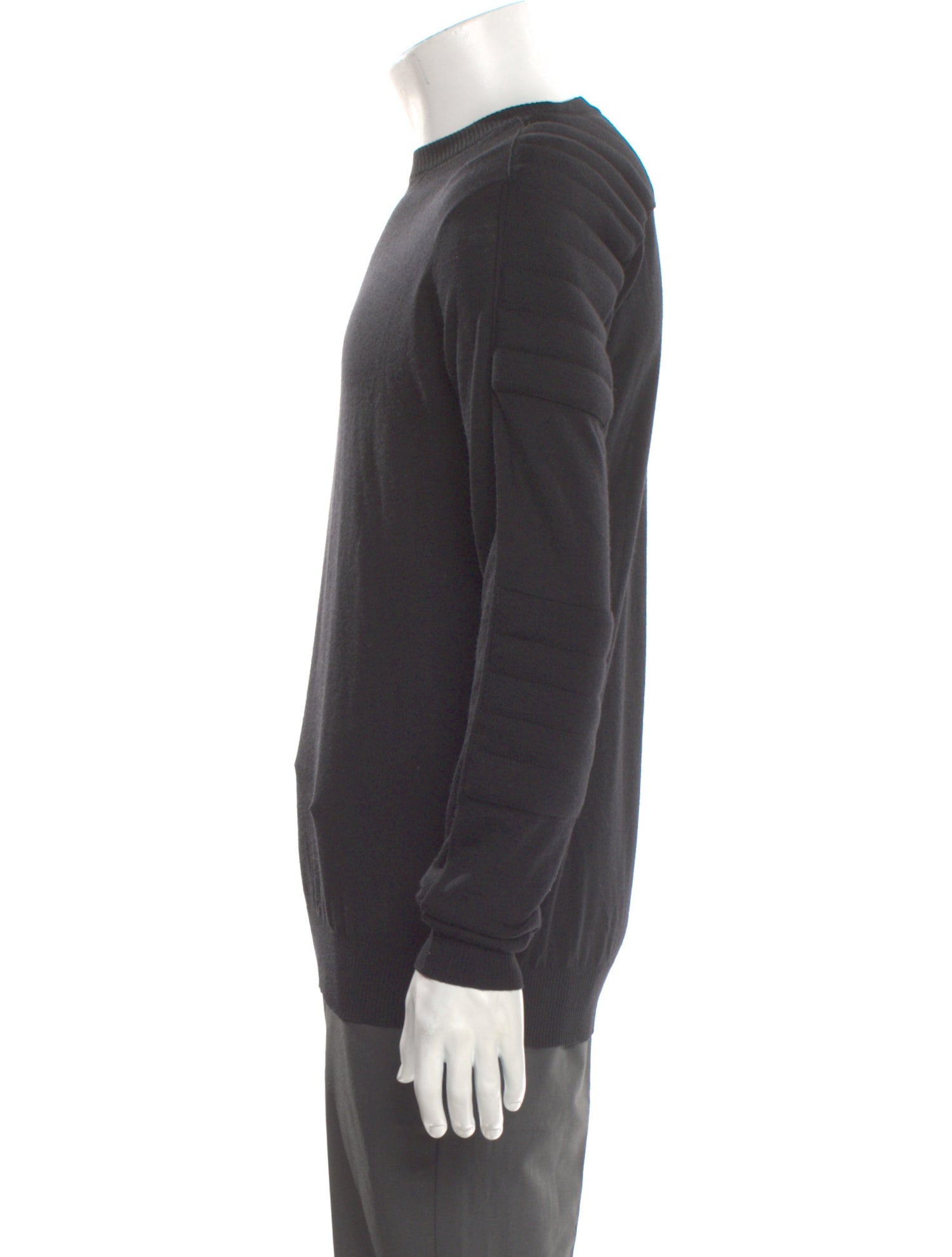 Balmain Virgin Wool Crew Neck Pullover