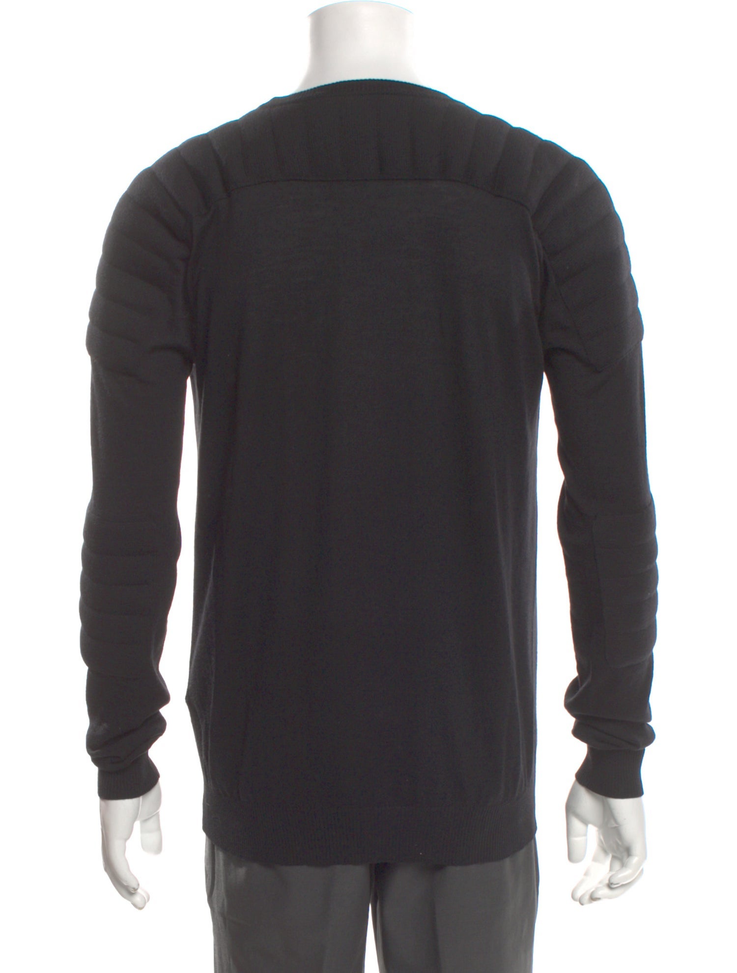 Virgin Wool Crew Neck Pullover