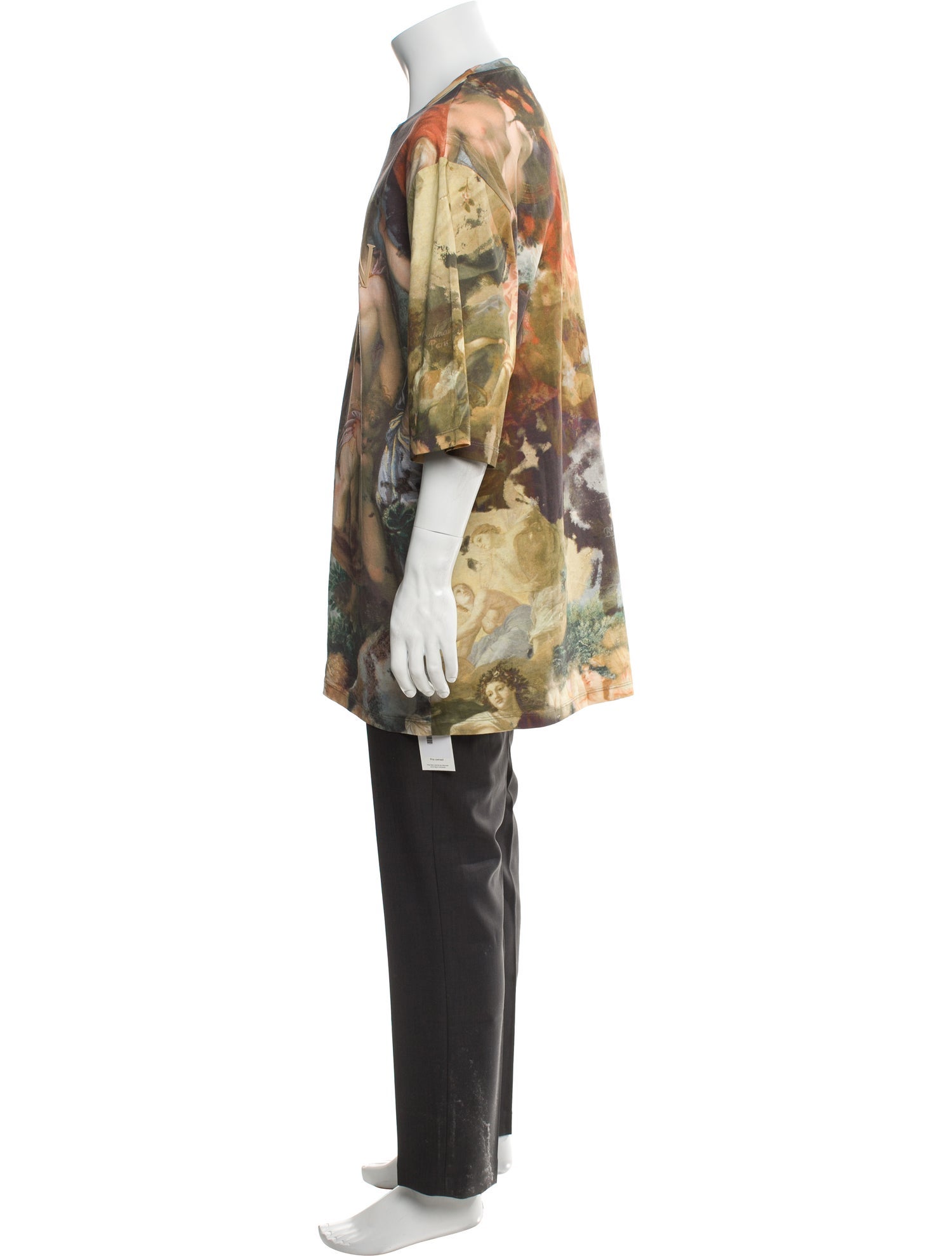 Balmain Printed Crew Neck T-Shirt